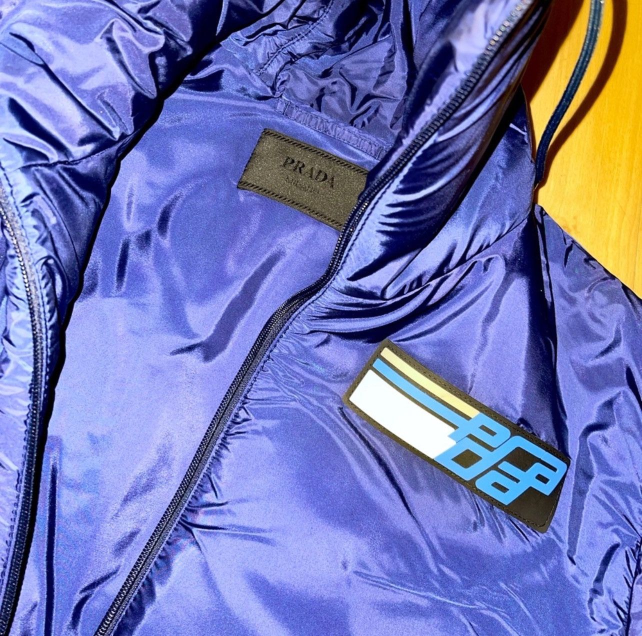 Prada Prada Blue Nylon Logo Jacket BNWT $1790 RETAIL Size US S / EU 44-46 / 1 - 9 Thumbnail