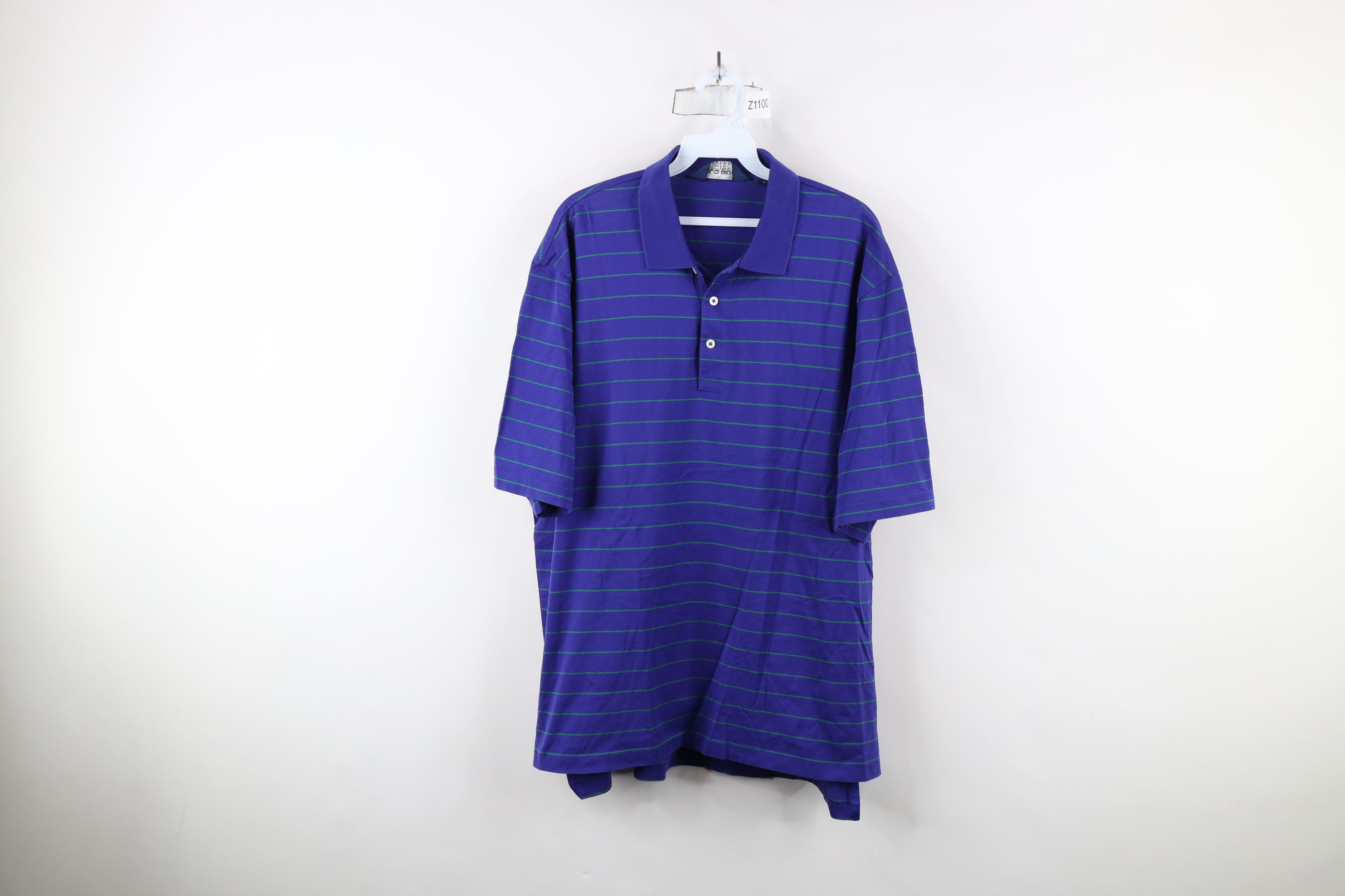 Ralph Lauren × Vintage Vintage Polo Golf Ralph Lauren Cotton Striped Polo Shirt Size US L / EU 52-54 / 3 - 1 Thumbnail