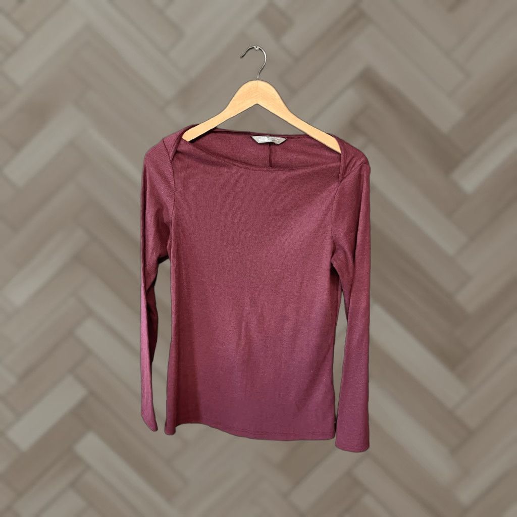The North Face The North Face Womens Red Long Sleeve T-Shirt Round Neck Striped Size M Size M / US 6-8 / IT 42-44 - 1 Thumbnail