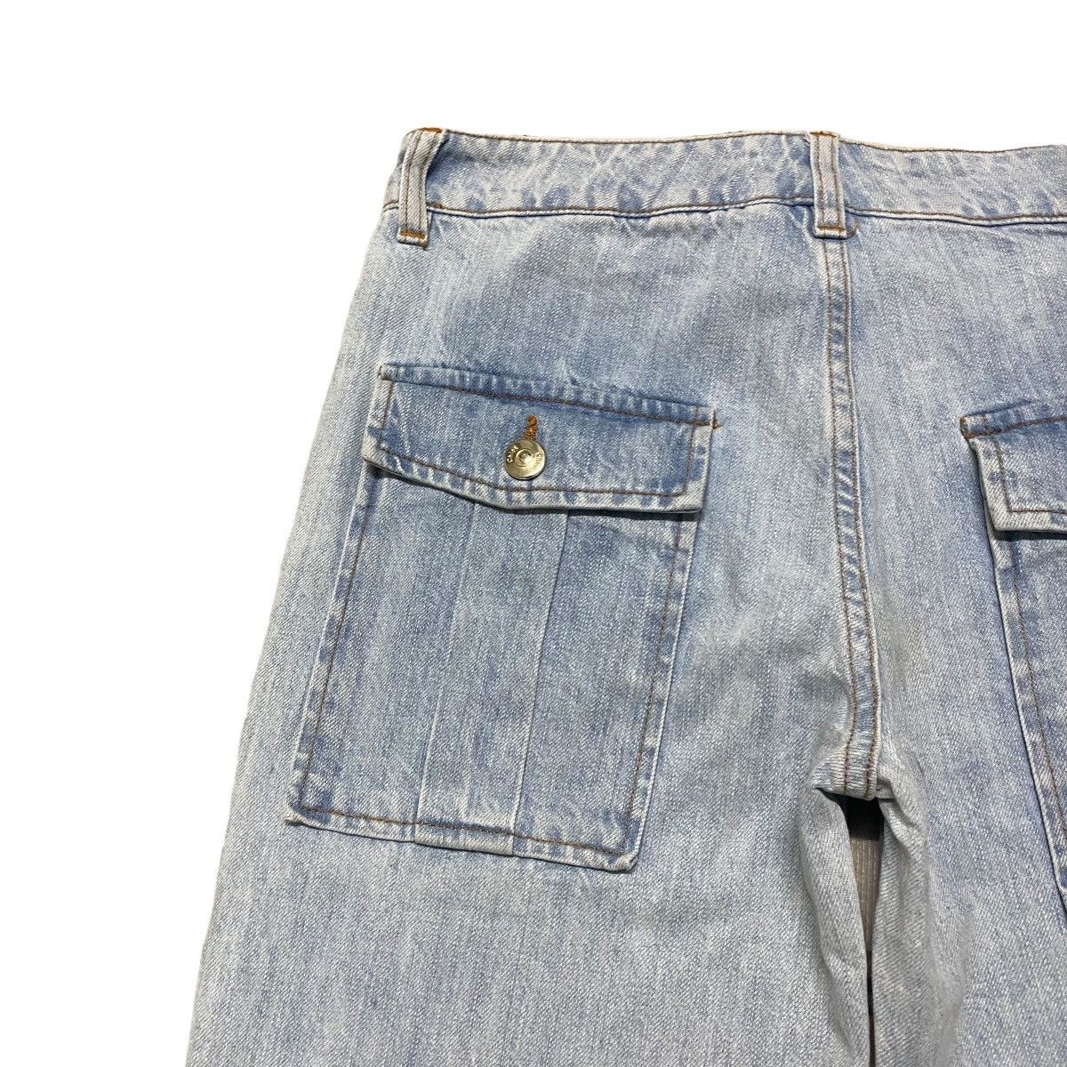 Chloe Denim Flare Jeans Bleu Delave