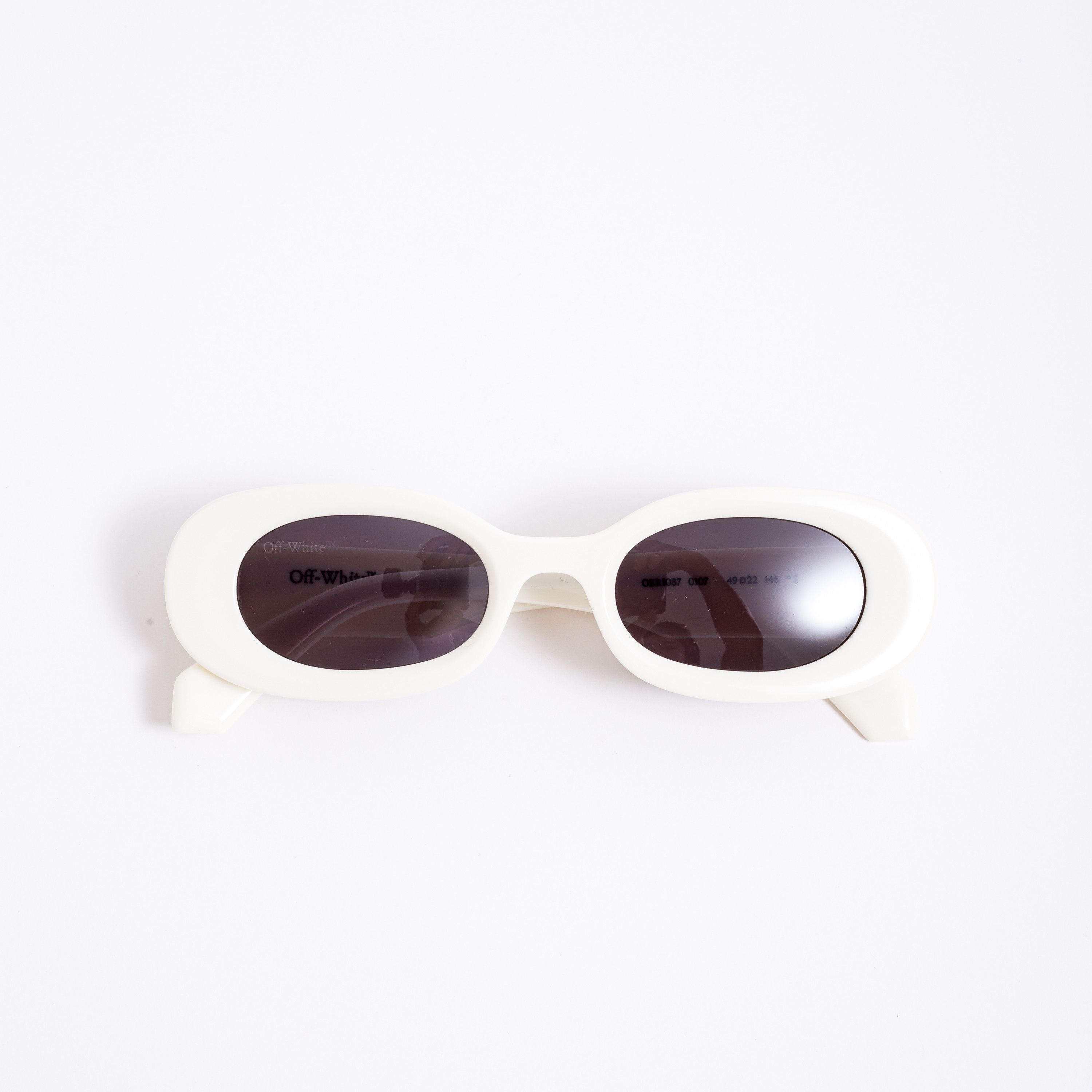 Off-White OFF WHITE Amalfi Oval-Frame Sunglasses WHITE Size ONE SIZE - 7 Thumbnail