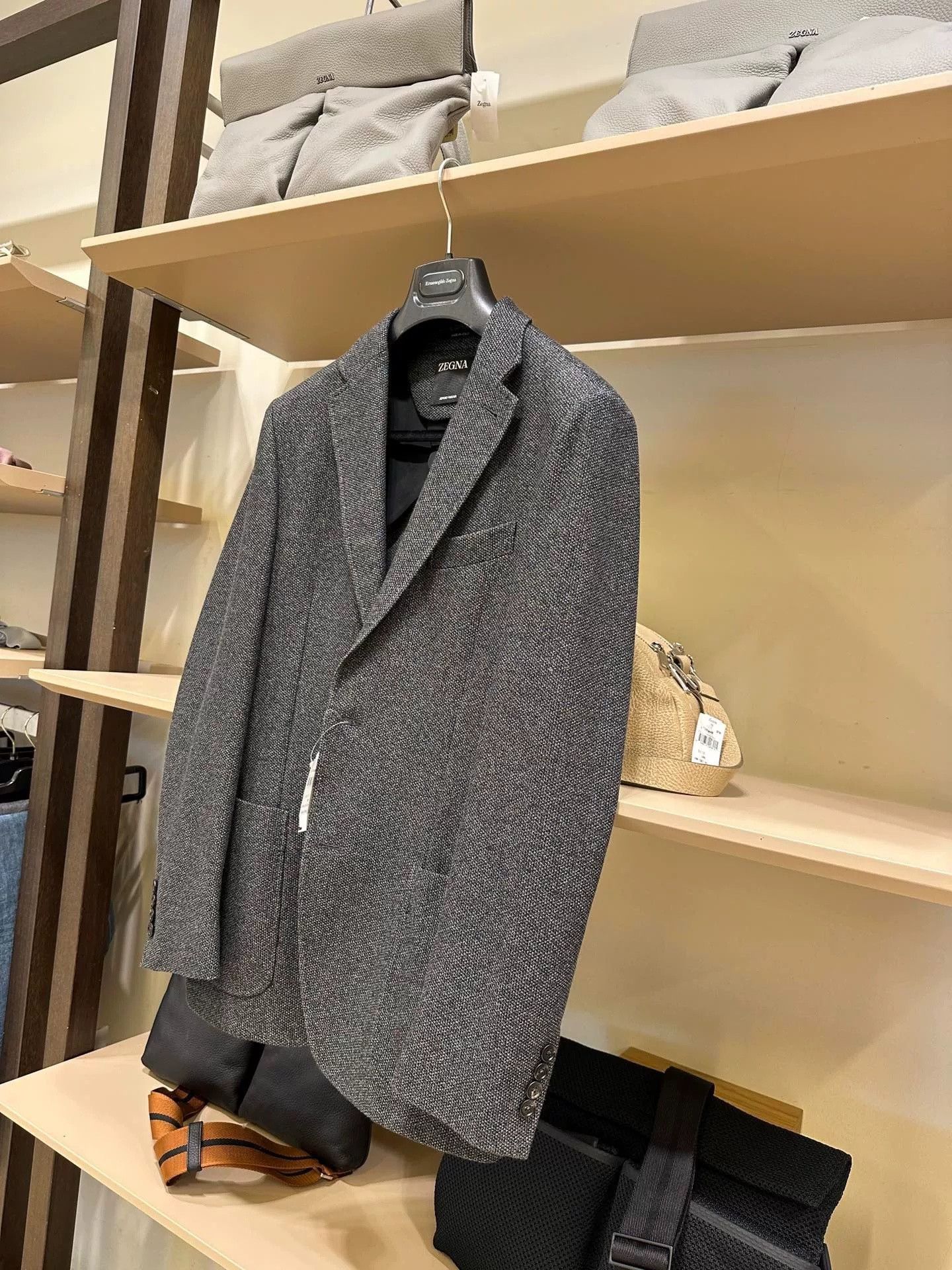 Ermenegildo Zegna Zegna Men's Gray Blazer Size US M / EU 48-50 / 2 - 3 Thumbnail