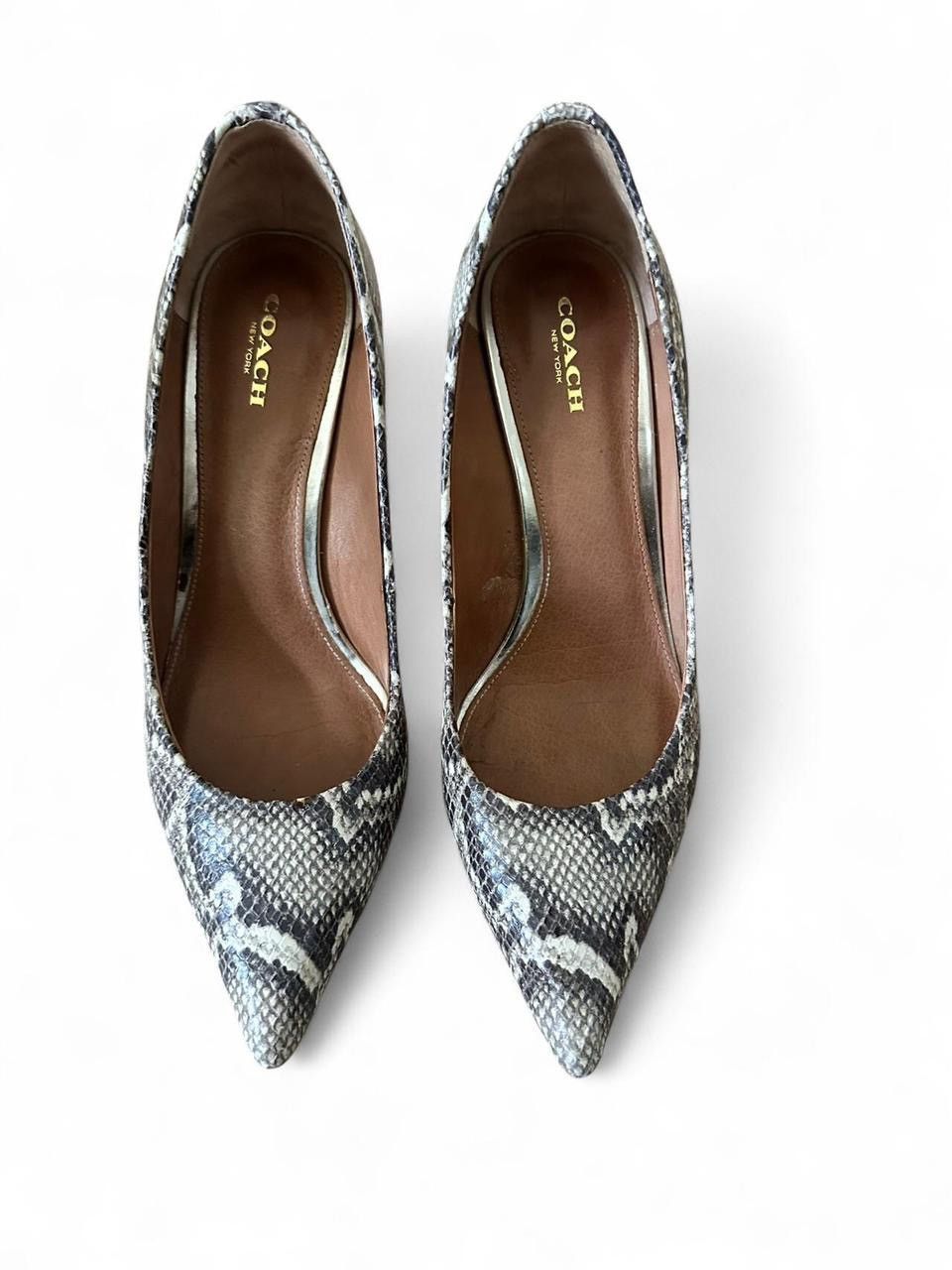 Coach Coach Snakeskin Pointed Toe Heels – Size 9.5 Size US 9.5 / IT 39.5 - 1 Thumbnail