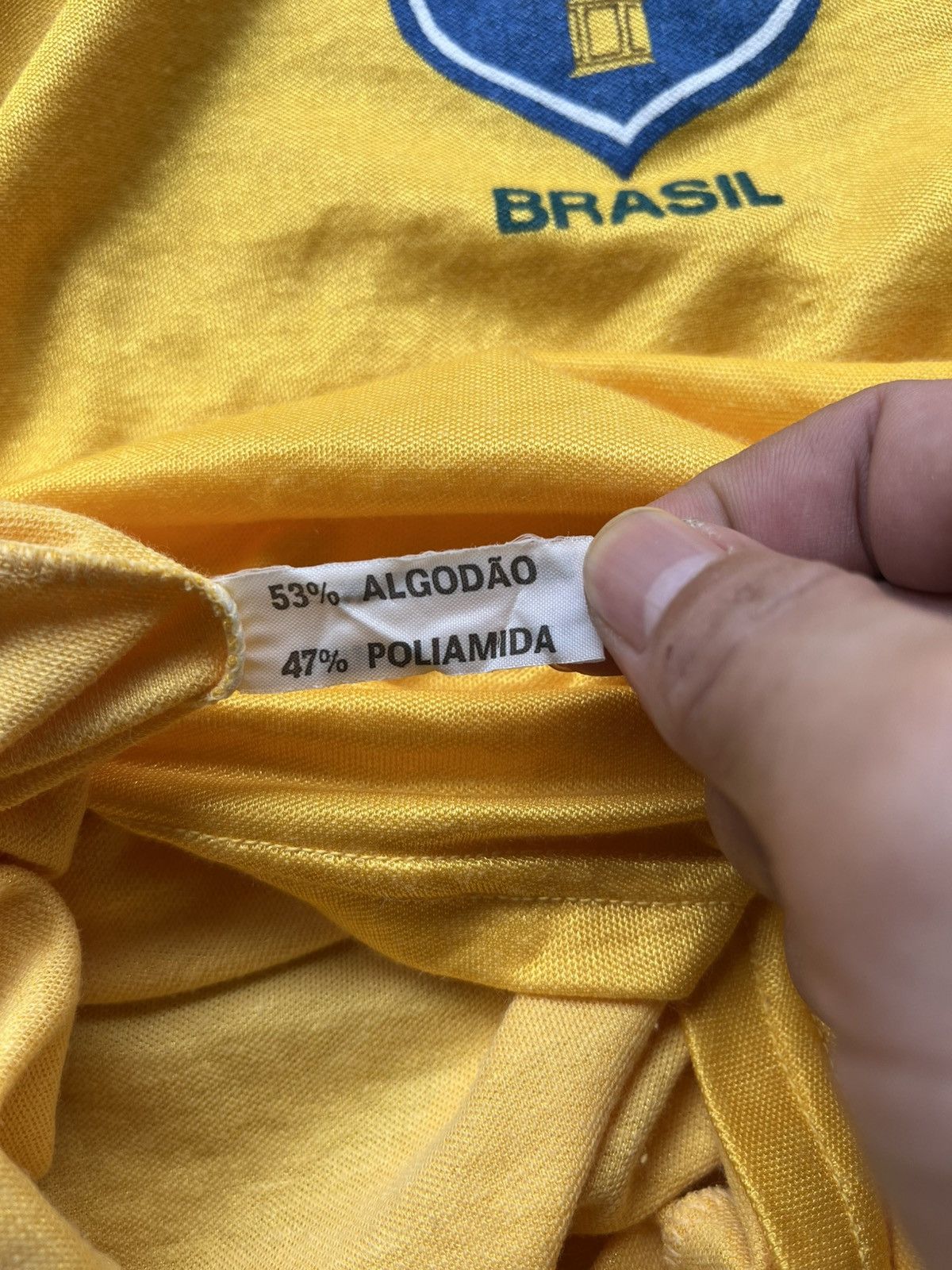 Topperz Vintage Jersey Brazil Word Cup 1986 Size US M / EU 48-50 / 2 - 6 Thumbnail