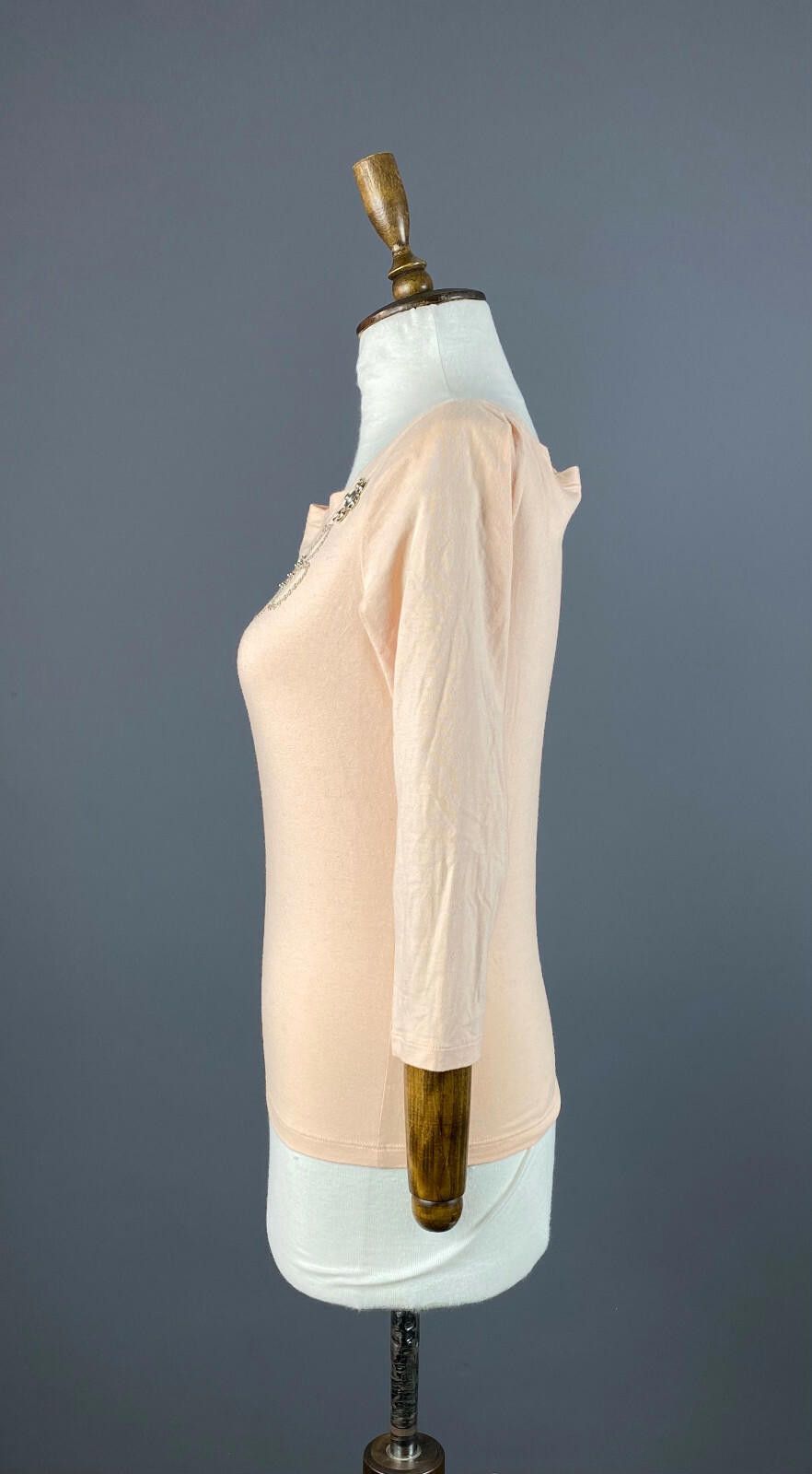 Moschino Ladies Moschino Cheap and Chic Light Top Shirt Size 10 Size L / US 10 / IT 46 - 4 Thumbnail