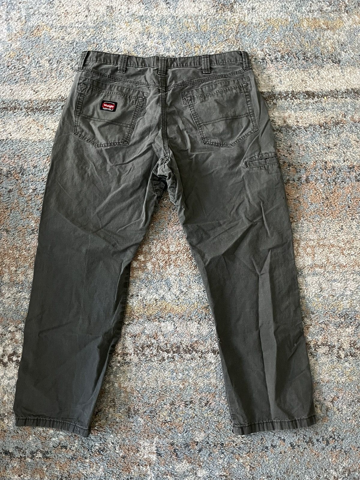 Vintage × Wrangler VTG wrangler Riggs workwear pants 36 paint distressed Size US 36 / EU 52 - 6 Thumbnail