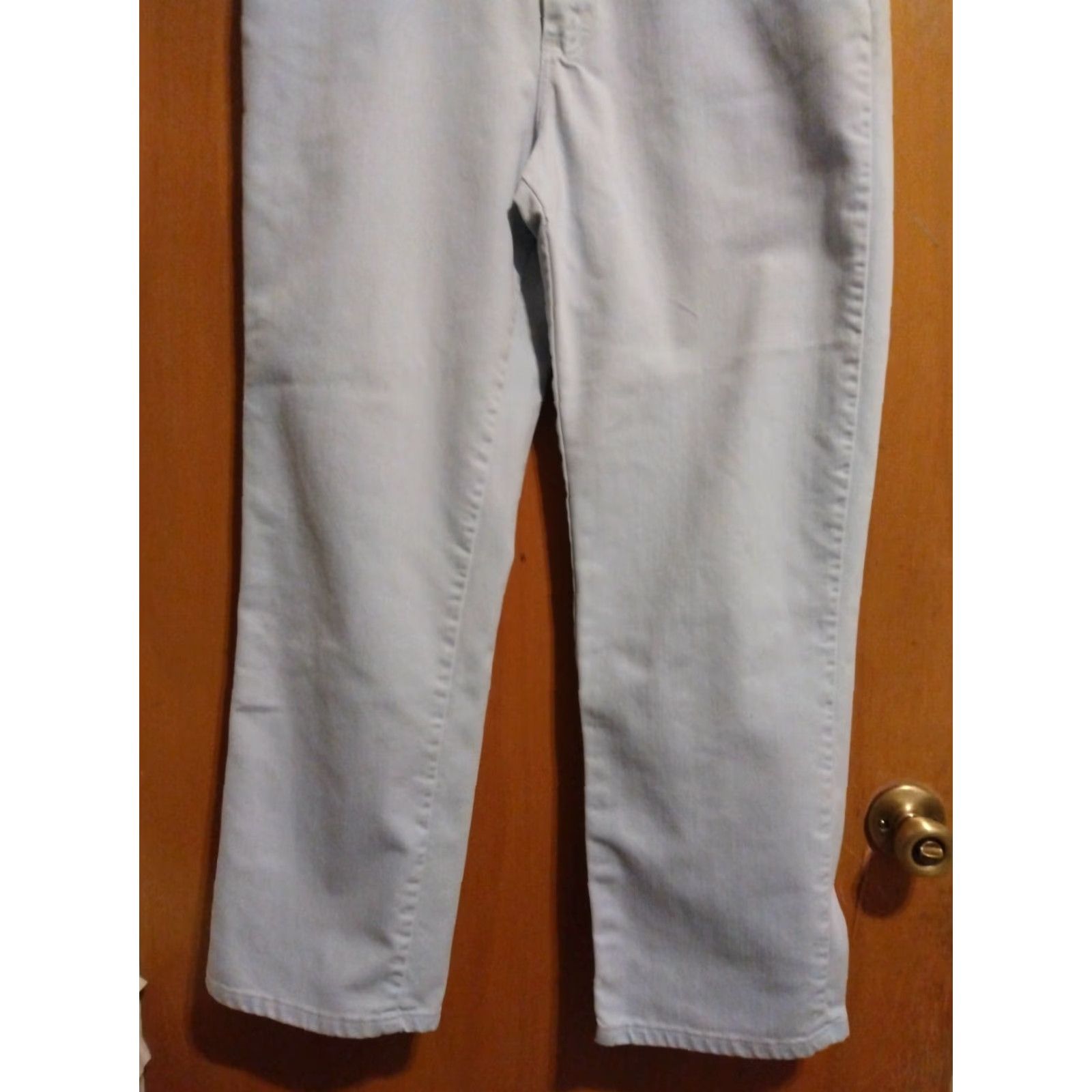 Lee VINTAGE Lee Jeans Women SZ. 12 Medium 32" X 28" Light Blue Relaxed Fit Straight Jeans Womens Size 24" / US 00 / IT 34 - 5 Thumbnail