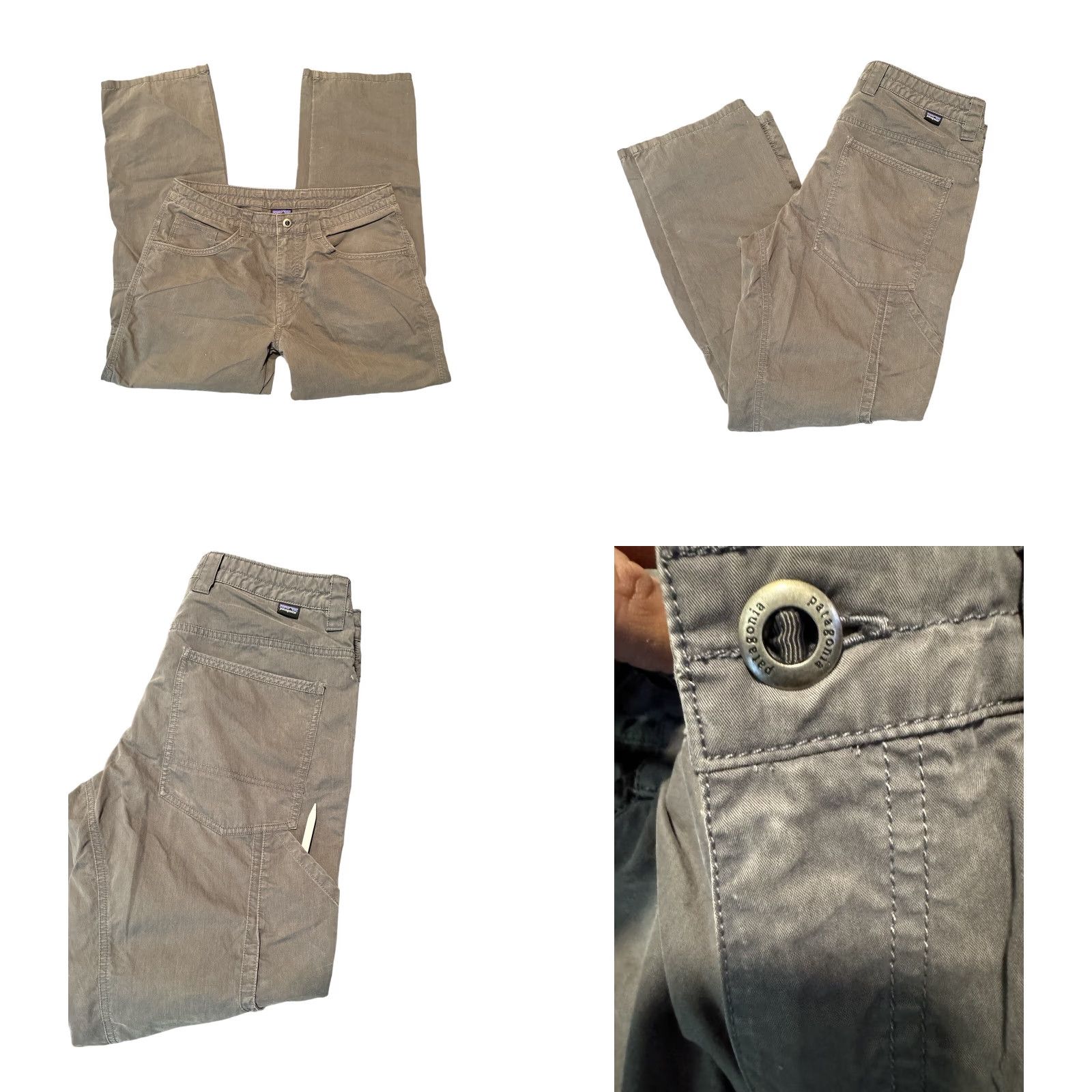 Patagonia Patagonia Men’s Tenpenny Pants Size 32 Gray Casual Workwear 5-Pocket Canvas Cotton Nylon Inseam 29 Regular Straight 2014 Size US 32 / EU 48 - 8 Thumbnail