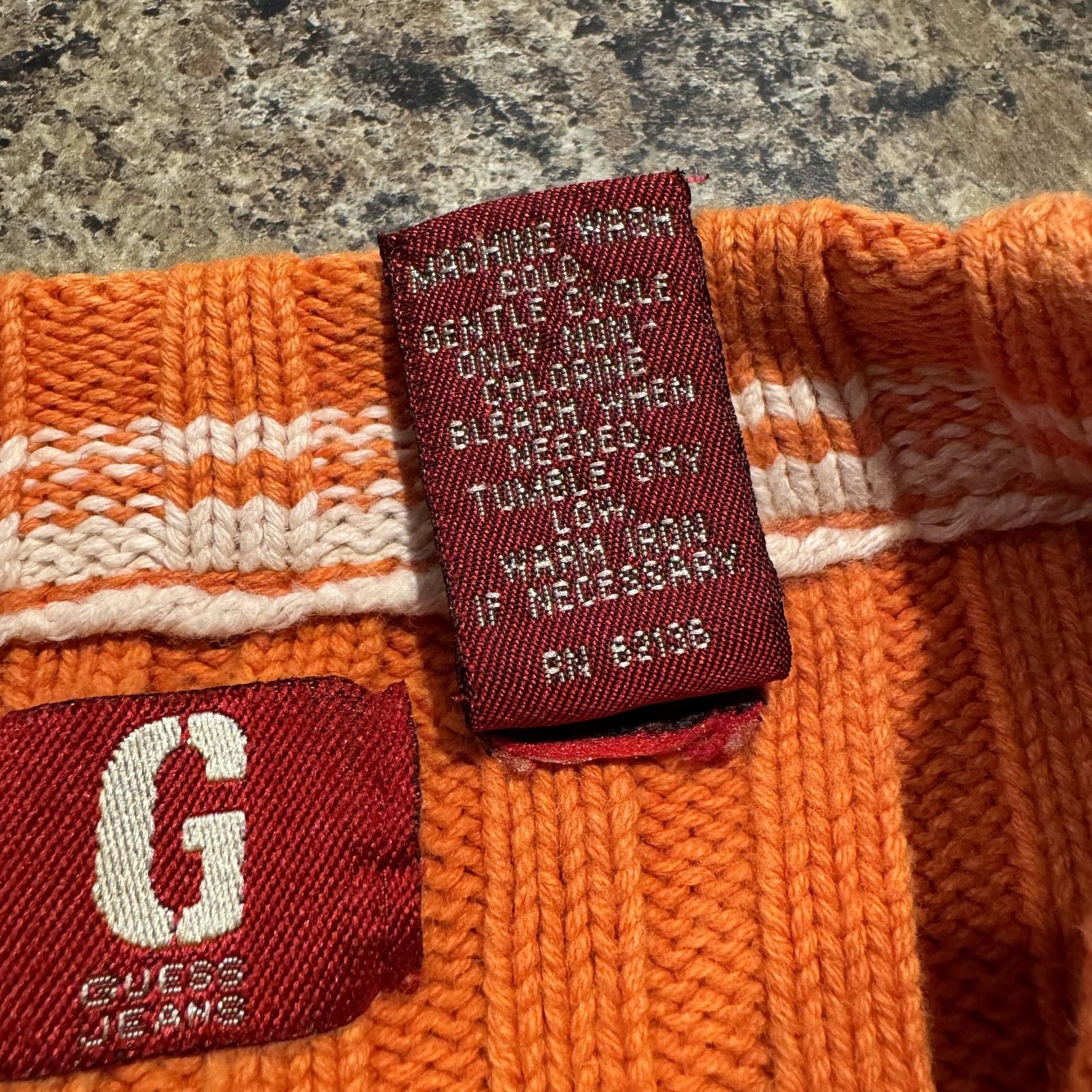 Guess Vintage Guess Sweater Y2K Skater Cable Knit Crewneck Large Size US L / EU 52-54 / 3 - 5 Thumbnail
