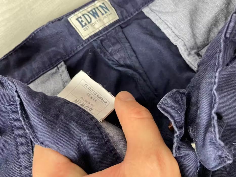 Edwin Edwin casual pants Japanese brand size 32/33 Size US 32 / EU 48 - 4 Thumbnail