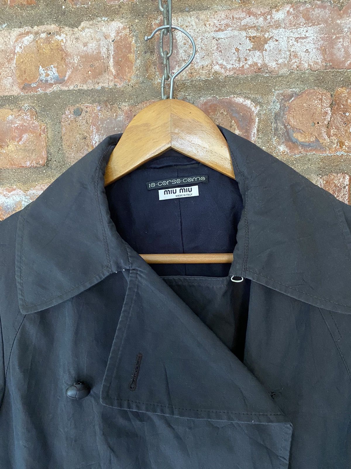 10 Corso Como × Miu Miu Vintage Double Breast Coat Jacket Size S / US 4 / IT 40 - 6 Thumbnail