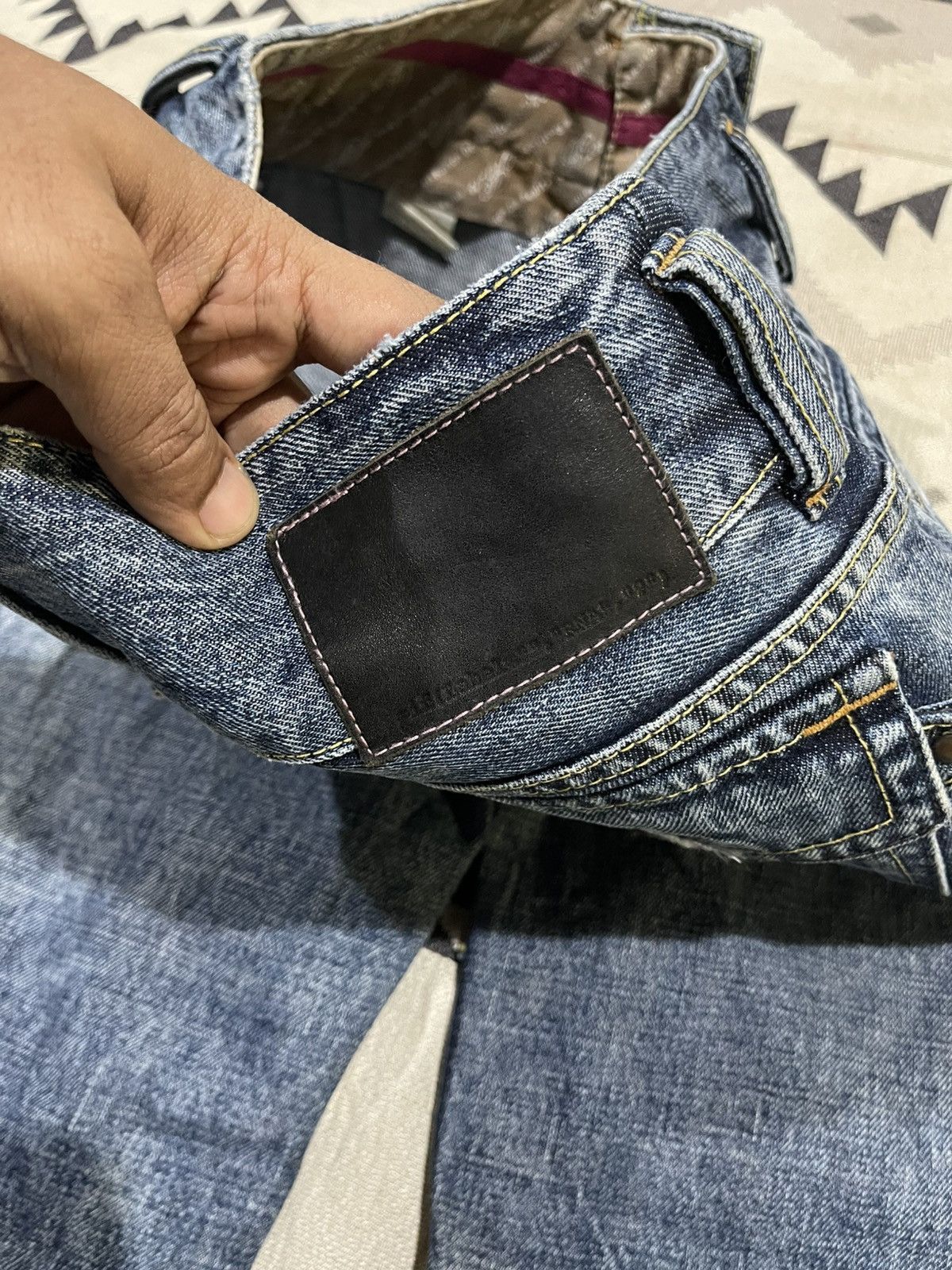 If Six Was Nine 2000s IF SIX WAS NINE STYLE MUDWASH FLARE DENIM JEANS Size 26" / US 2 / IT 38 - 20 Thumbnail