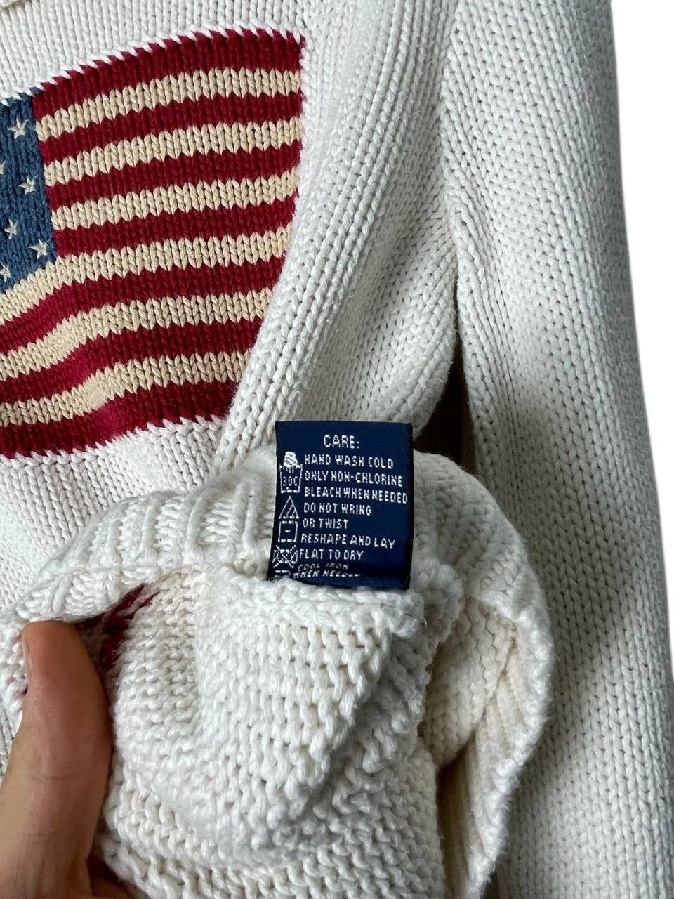 Ralph Lauren Sport Polo Ralph Lauren USA Flag Turtle Neck Vintage Sweater PRL Size US XS / EU 42 / 0 - 5 Thumbnail