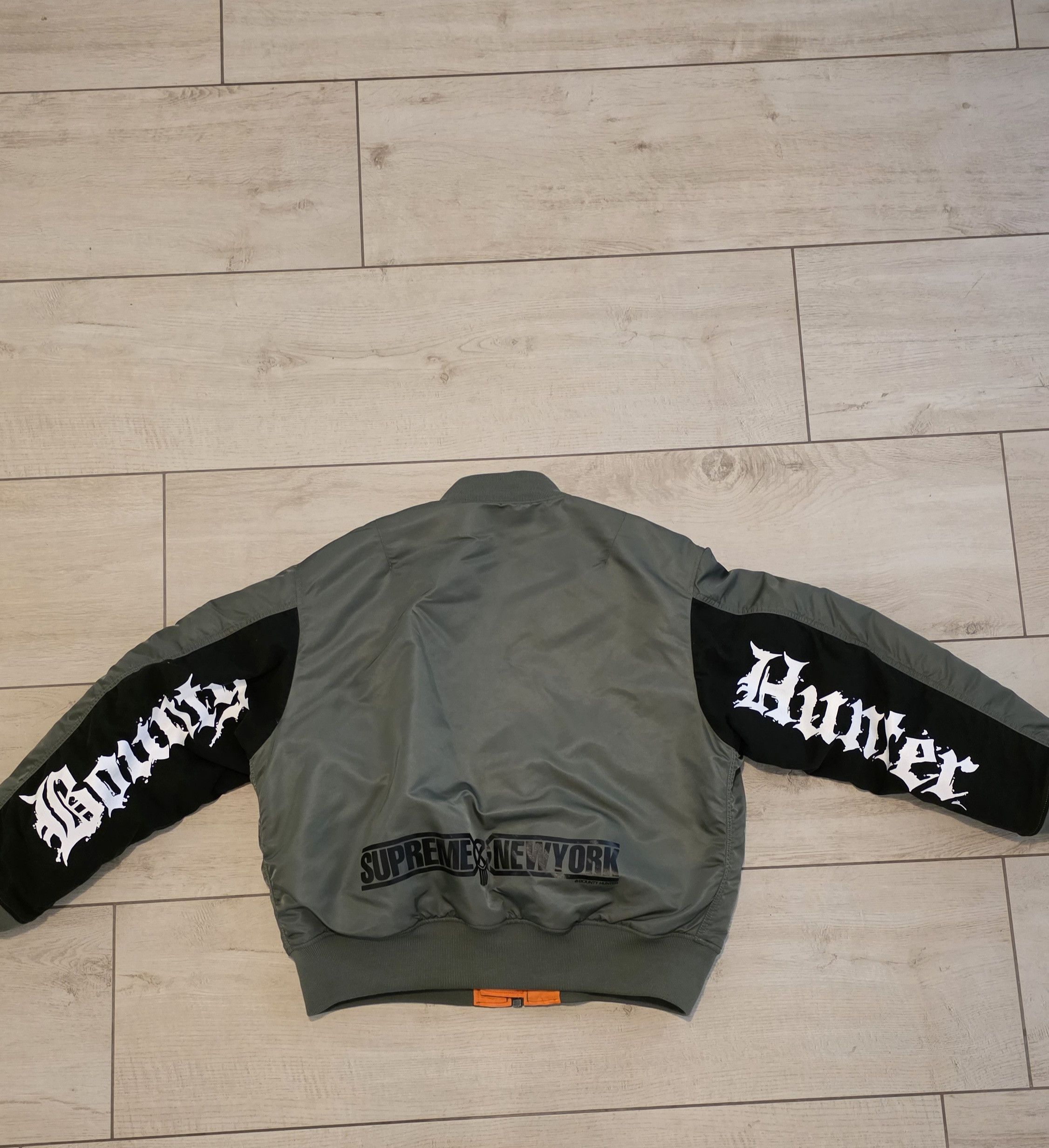 BOUNTY HUNTER　MA-1 Supreme Bounty Hunter MA-1 Jacket Burgundy Men's - FW23 - US