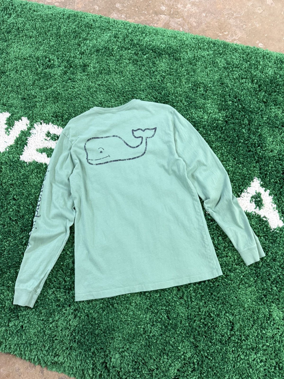 Vineyard Vines Vineyard Vines Green Whale Logo Tee Sz. Small Size US S / EU 44-46 / 1 - 1 Thumbnail