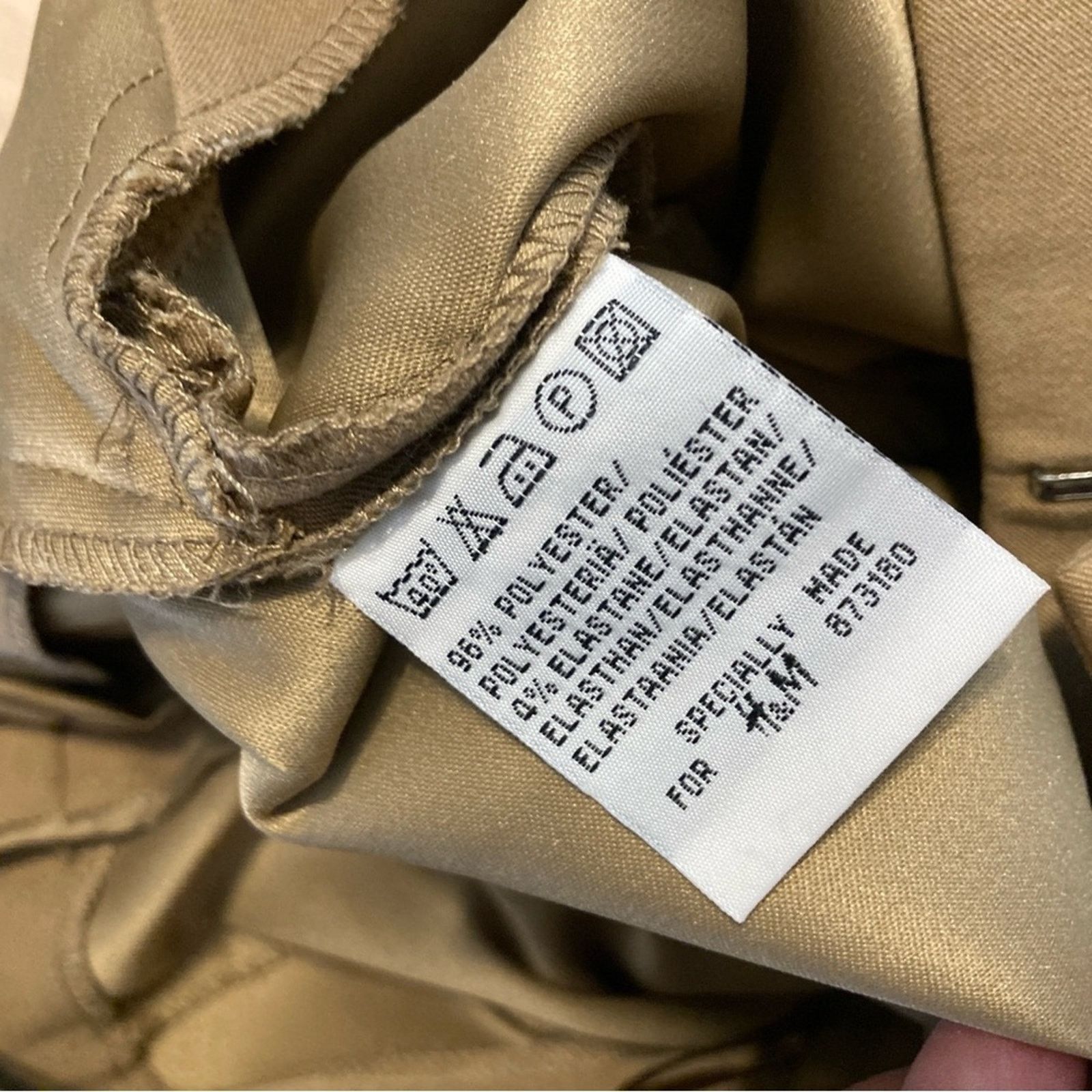 H&M H&M Hennes Faux Suede Tan Wide Leg Mid Rise Trousers Pants Size 34" / US 12 / IT 48 - 10 Thumbnail