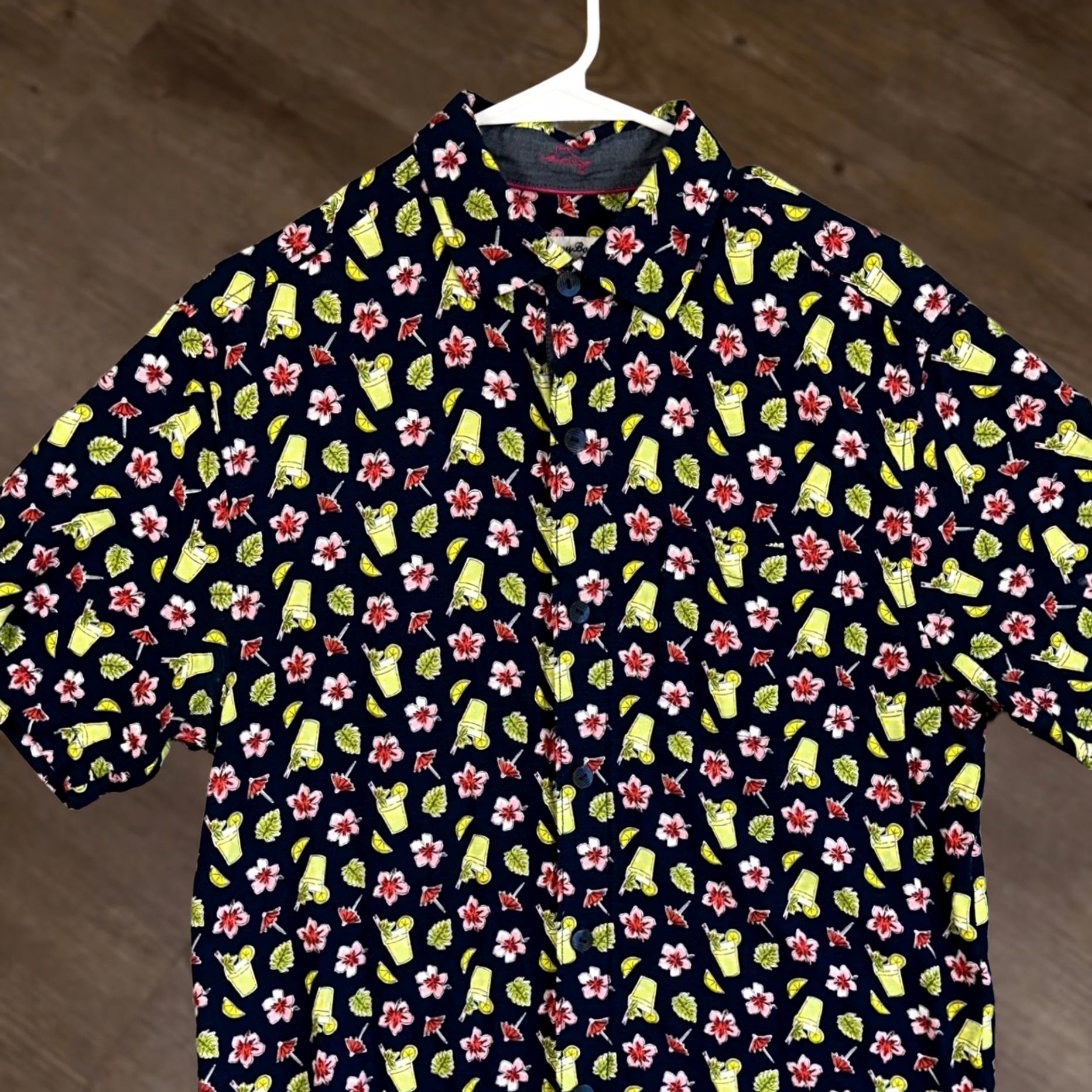 Tommy Bahama Tommy Bahama Button Up Shirt Mens Small Blue Floral Short Sleeve Casual Outdoor Size US S / EU 44-46 / 1 - 1 Thumbnail