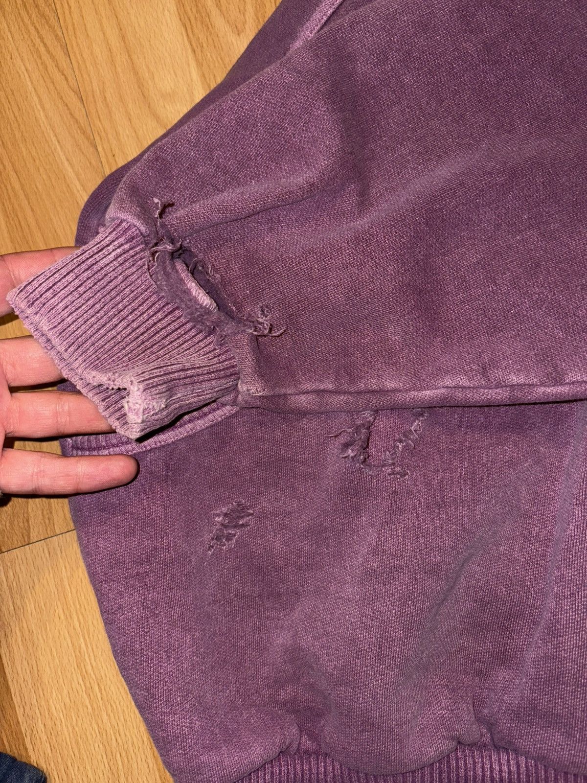 Vintage Vintage Pink Stone Wash After Hood Distressed Hoodie Grail Size US XL / EU 56 / 4 - 5 Thumbnail
