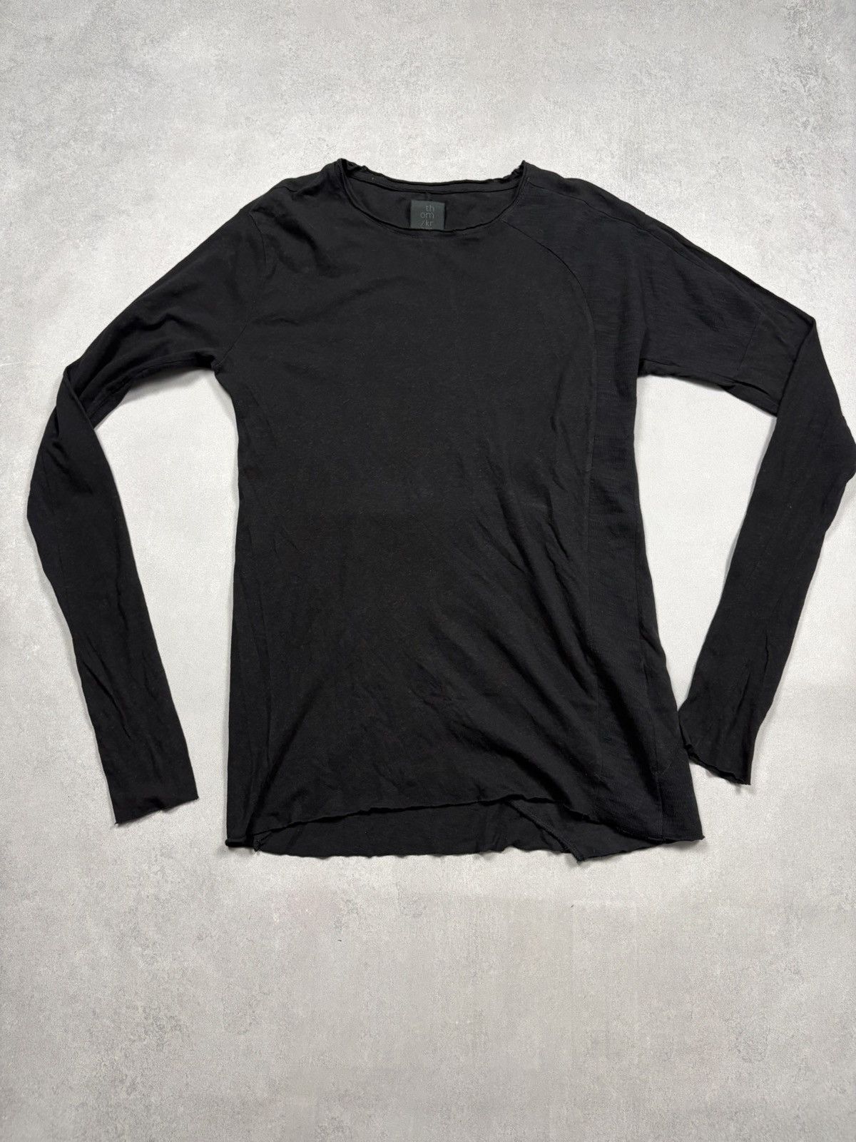 Thom Krom Thom Krom Asymmetric Long Sleeve Layered Top Avant Garde Y2K Size M / US 6-8 / IT 42-44 - 1 Thumbnail
