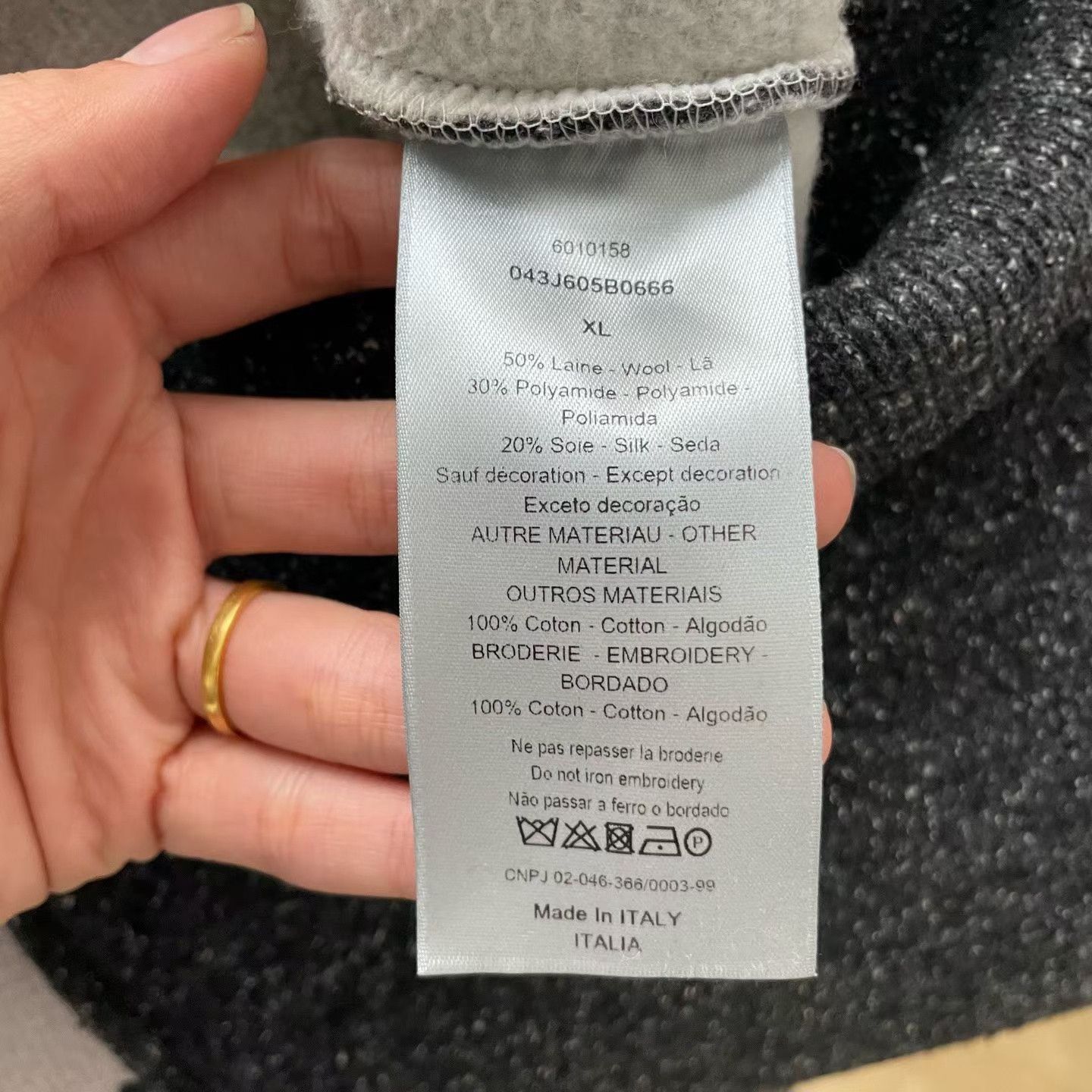 Dior Dior Pin Letter Hoodie Size US XL / EU 56 / 4 - 3 Thumbnail