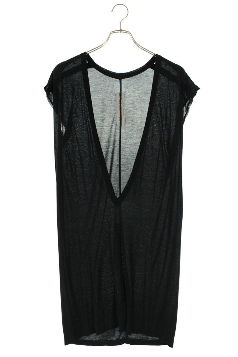 Rick Owens Rick Owens 20AW Deep V-Neck Sleeveless Top Viscose Black Size S Size US S / EU 44-46 / 1 - 1 Thumbnail