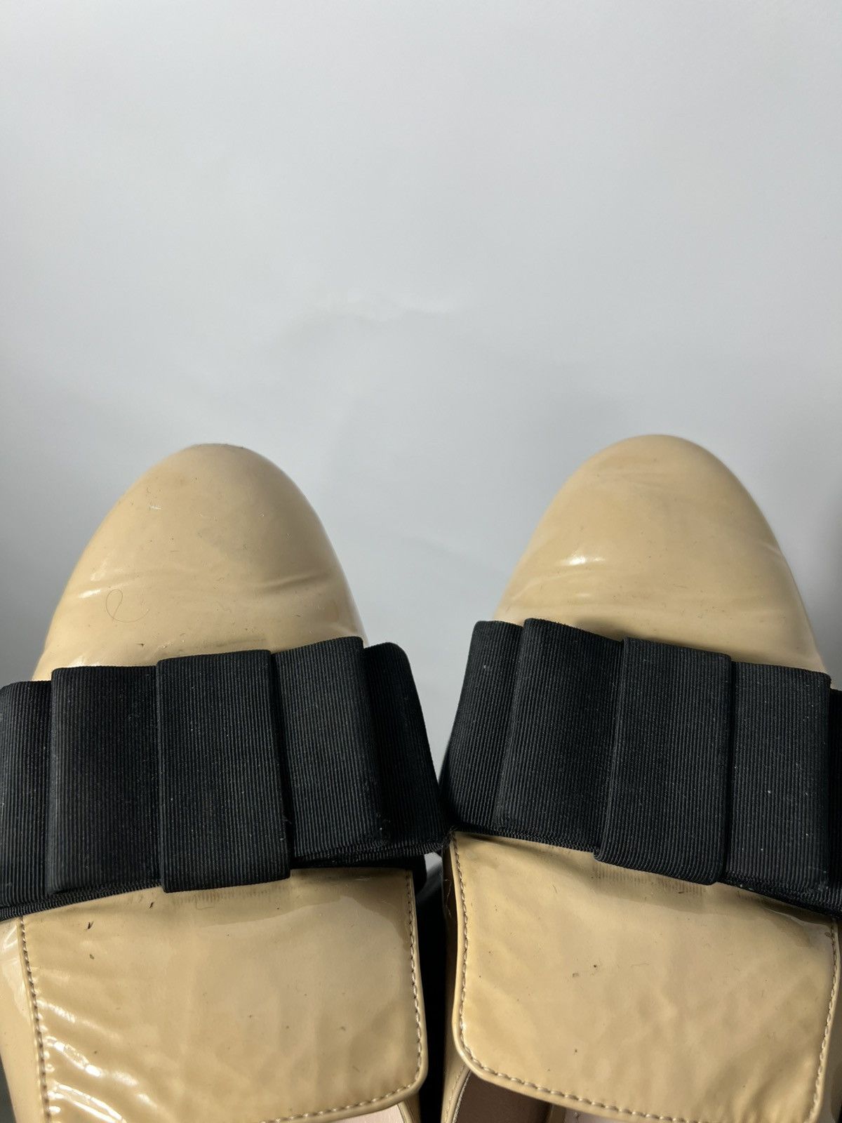 Miu Miu Vintage luxury Miu Miu leather ballet flats Size 37.5 Size US 7.5 / IT 37.5 - 8 Thumbnail