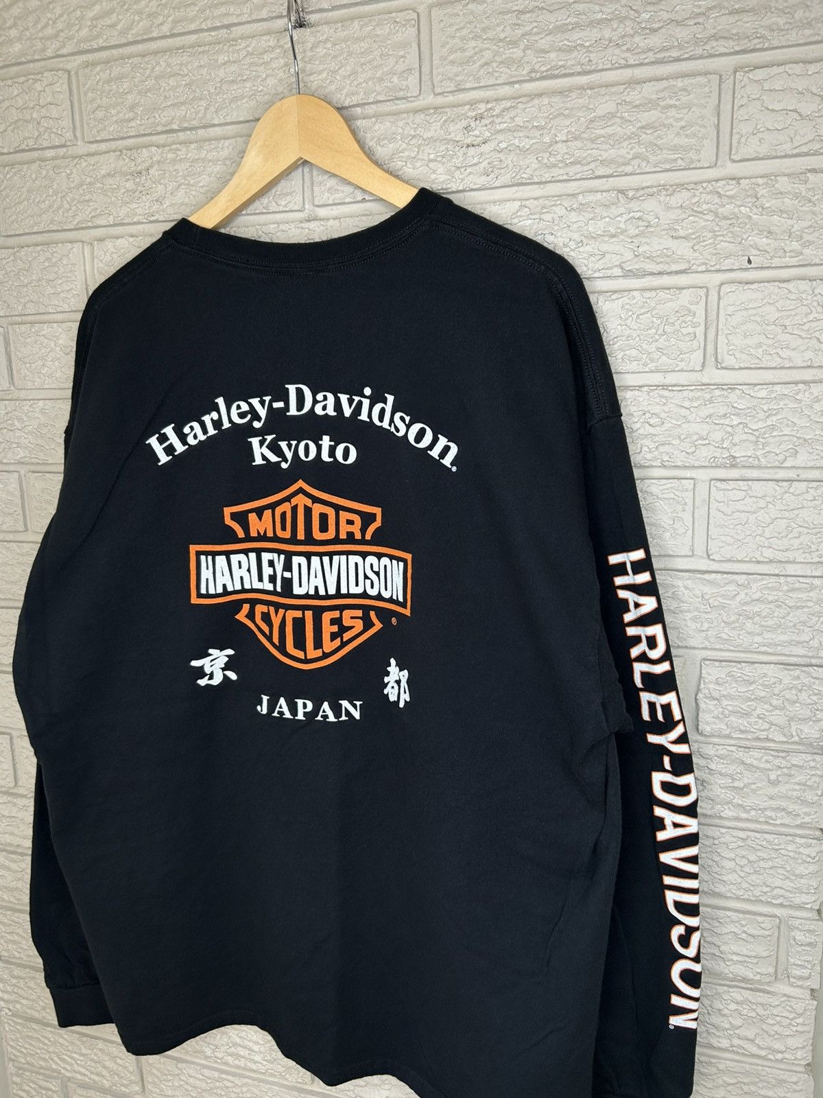 Harley Davidson Harley Davidson Kyoto Japan Long Sleeve Shirt Size US XXL / EU 58 / 5 - 6 Thumbnail