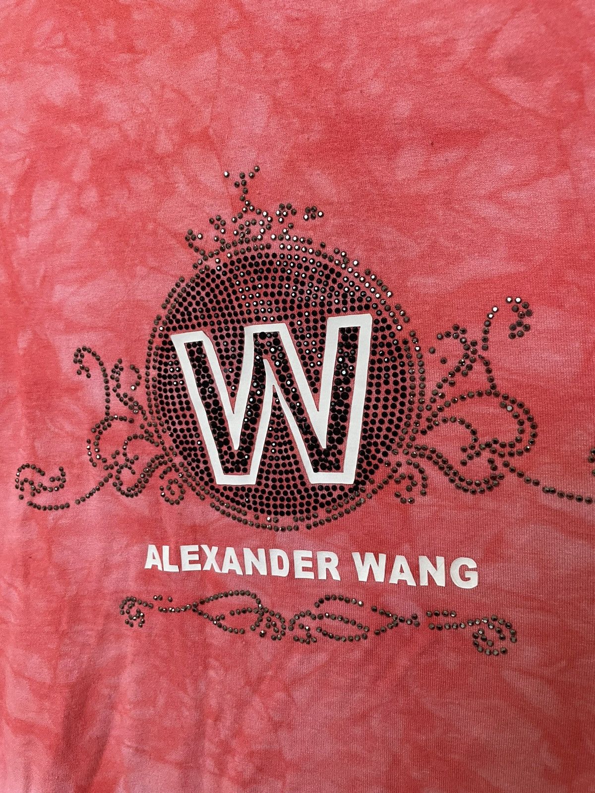 Alexander Wang Alexander Wang Tie Dye Tee Rhinestones T Shirt Big Logo Size XXL / US 16-18 / IT 52-54 - 4 Thumbnail