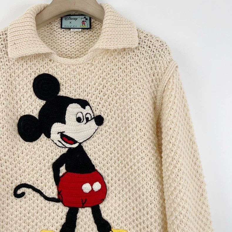 Gucci Gucci x Disney Mickey Mouse Knit Sweater-2505 Size M / US 6-8 / IT 42-44 - 3 Thumbnail