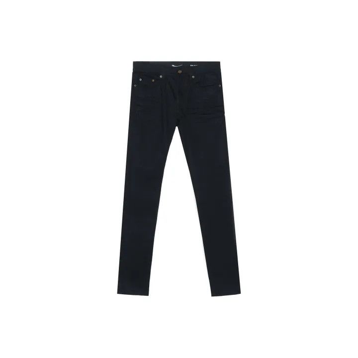 Saint Laurent Paris Saint Laurent Black Fitted Denim Pants Size US 30 / EU 46 - 1 Thumbnail