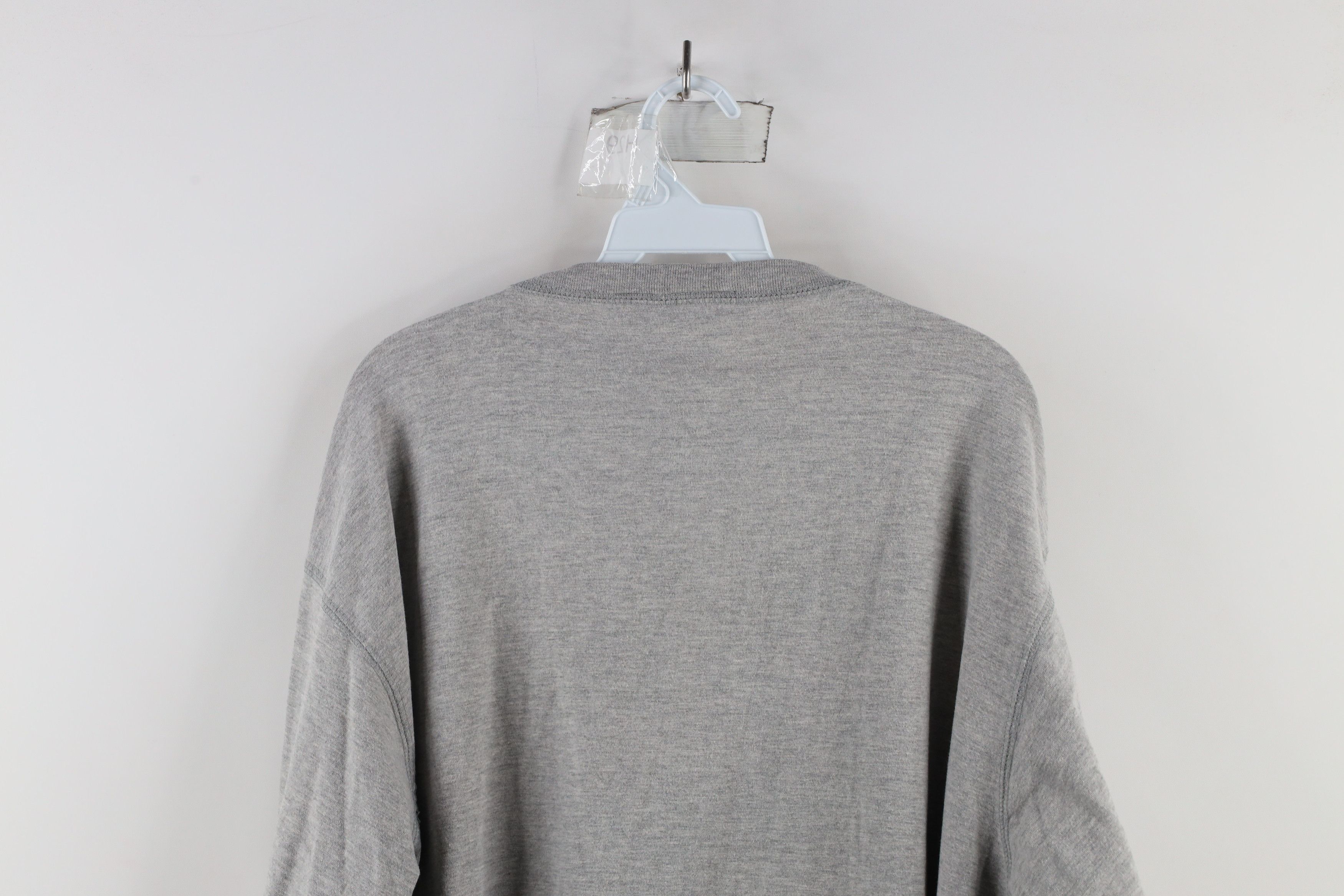 Vintage Vintage 90s Streetwear Long Sleeve Henley T-Shirt Gray Size US XL / EU 56 / 4 - 6 Thumbnail