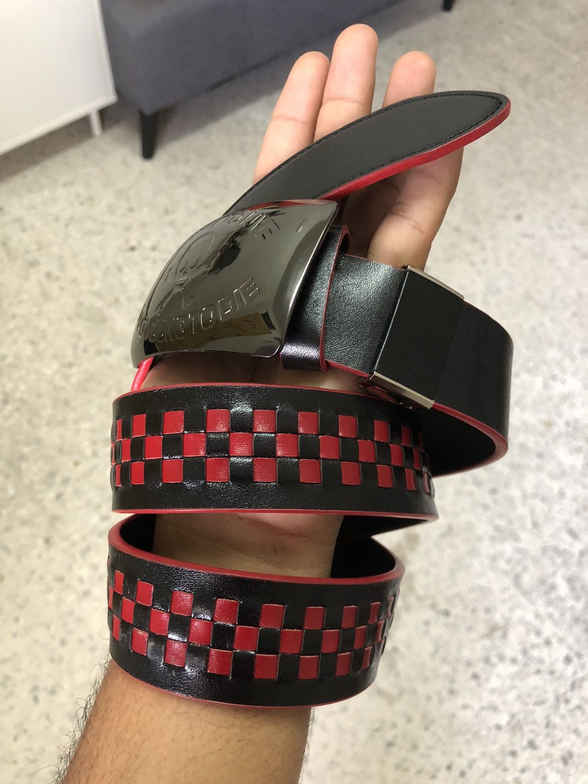 Vivienne Westwood 🔥Vivienne Westwood Belt "Too Fast To Live Too Young To Die" Size ONE SIZE - 4 Thumbnail