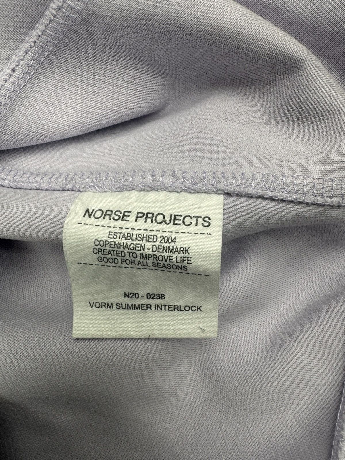 Norse Projects Norse Projects Women Interlock Sweatshirt Light Purple Size L / US 10 / IT 46 - 7 Thumbnail