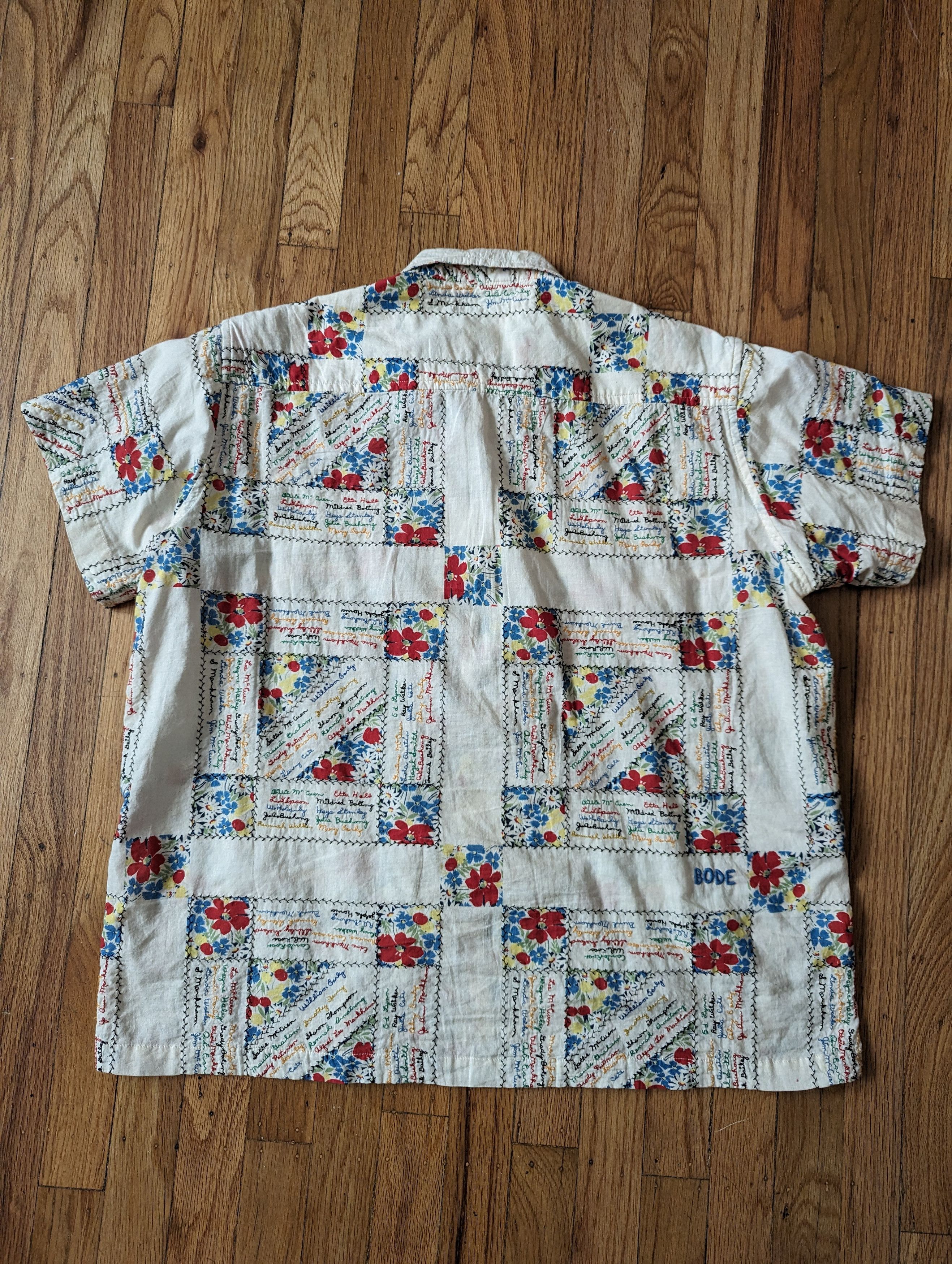 Bode BODE Printed Embroidered Cotton Shirt Size US M / EU 48-50 / 2 - 5 Thumbnail