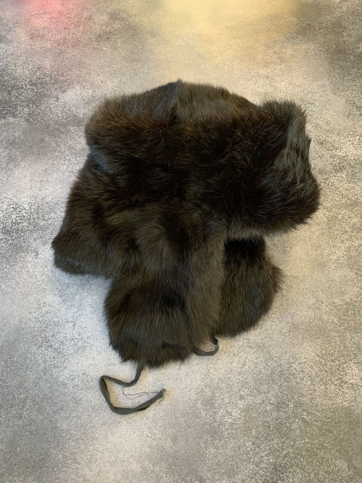 Vintage Vintage 90s Alt Ushanka Fuzzy Trapper Fur Winter Hat Size ONE SIZE - 4 Thumbnail