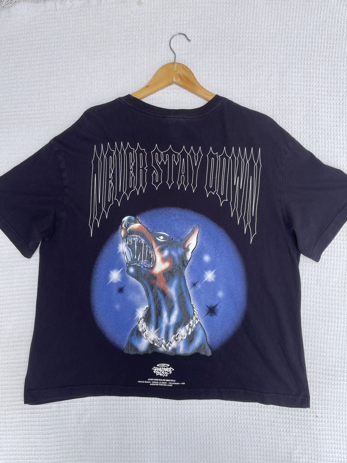 Billy Hill × Warren Lotas Rare🔥Junkyard Rules MMXXIV Never Stay Down Tee Size US XL / EU 56 / 4 - 10 Thumbnail