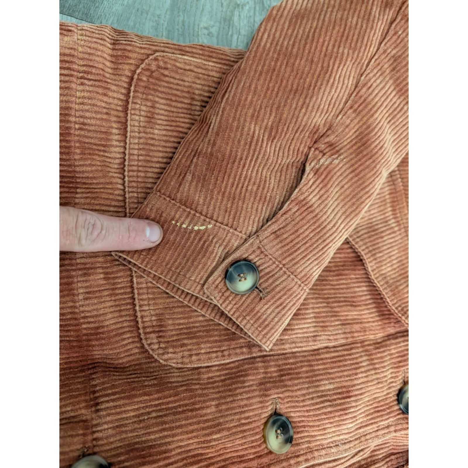 Vintage VINTAGE Bagatelle Jacket Women’s Cordoruy Brown Button M Size M / US 6-8 / IT 42-44 - 3 Thumbnail