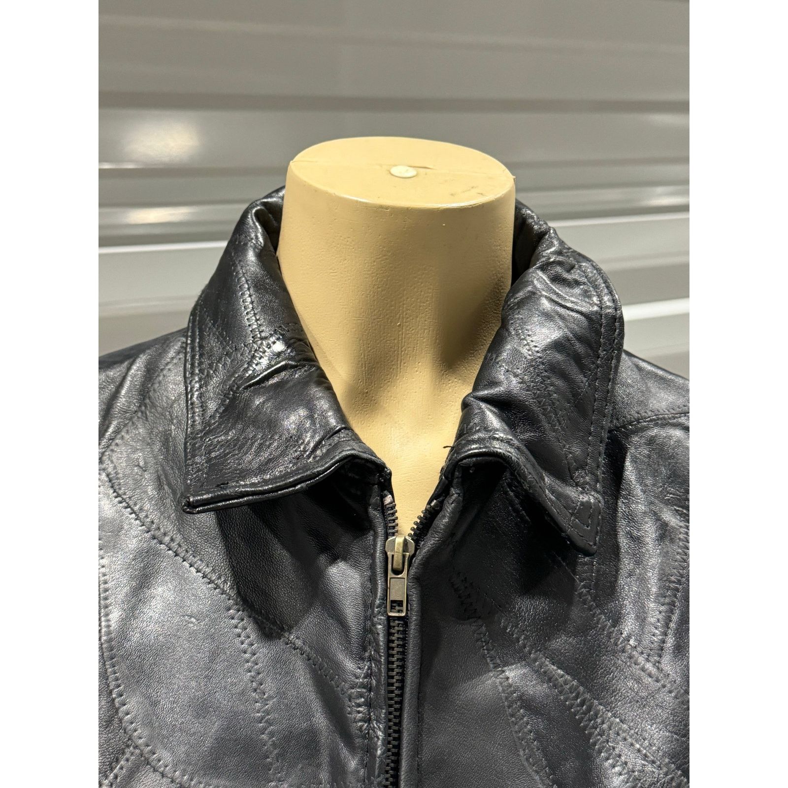 Vintage leather vest Size L / US 10 / IT 46 - 4 Thumbnail