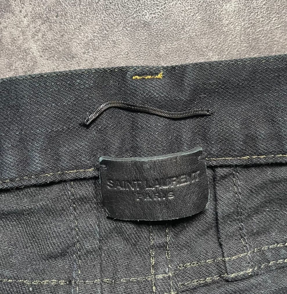 Saint Laurent Paris saint Laurent parisFall/Winter 16 Black Chain Greasy Scrub Size US 33 - 4 Thumbnail