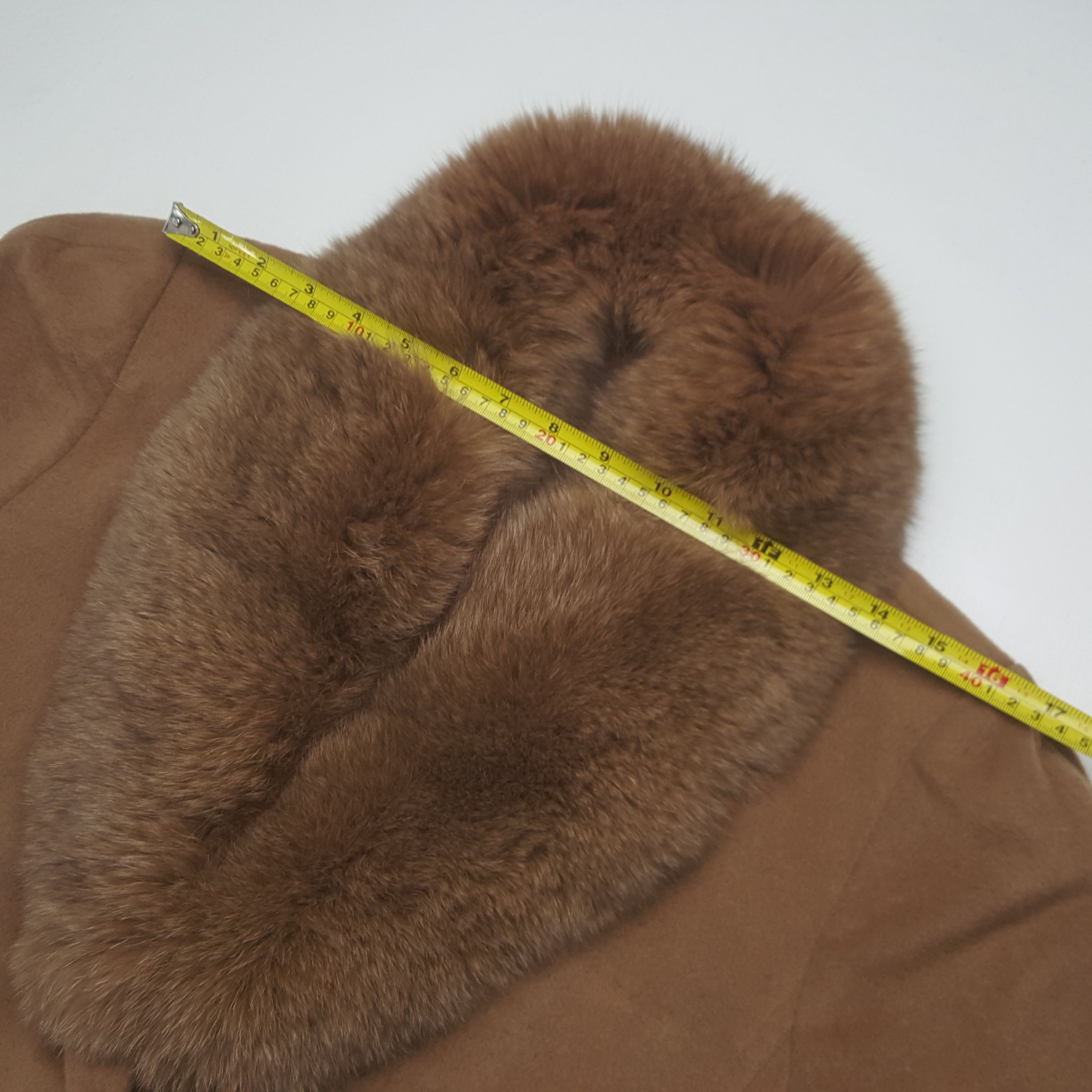 Vintage Vintage Dormeuil Paris Fur Trench Coat Jacket Size L / US 10 / IT 46 - 5 Thumbnail