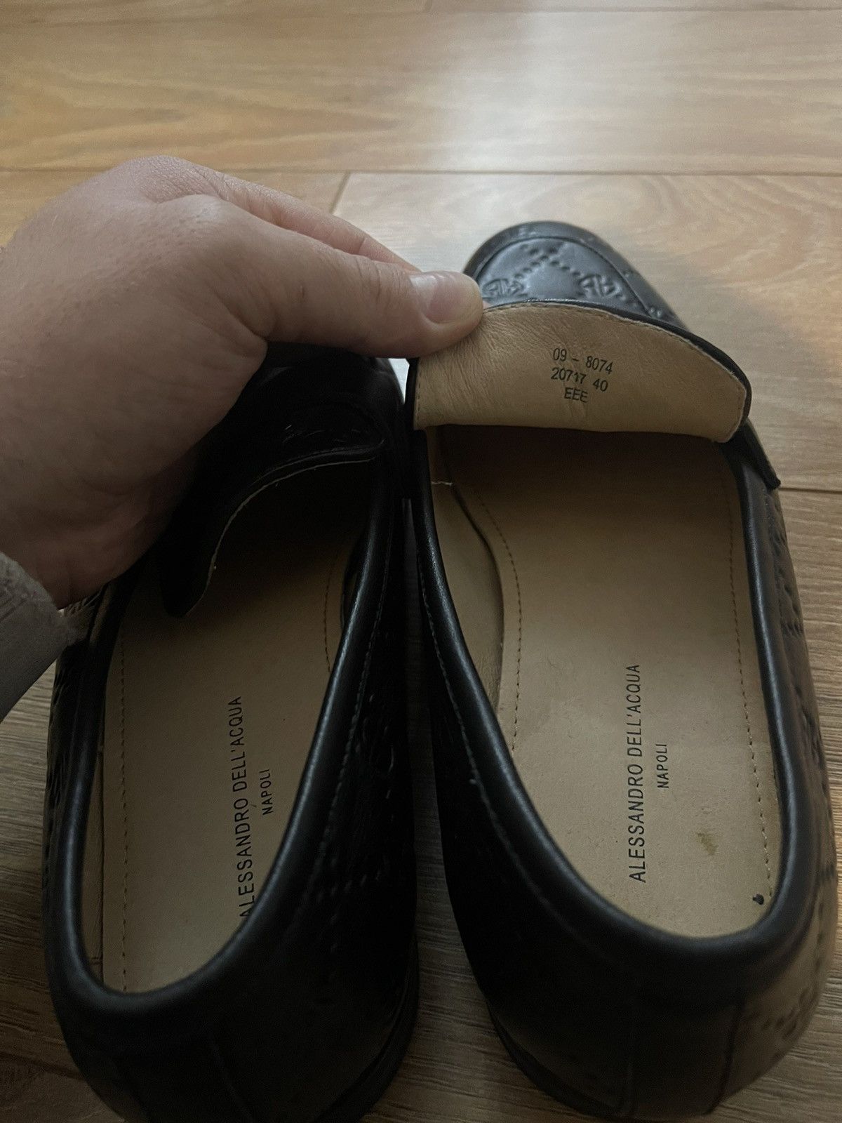 Alessandro Dell'acqua Alessandro Dell’Acqua Leather Loafers – Black Size US 8 / EU 41 - 1 Thumbnail
