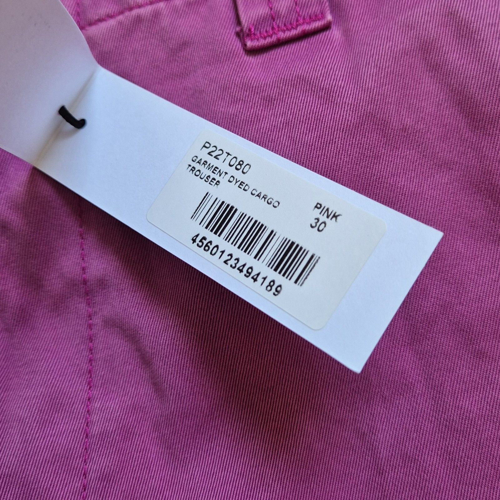 Palace Palace Garment Dyed Cargo Trouser Pink Small Brand New FW22 Size US 30 / EU 46 - 7 Thumbnail