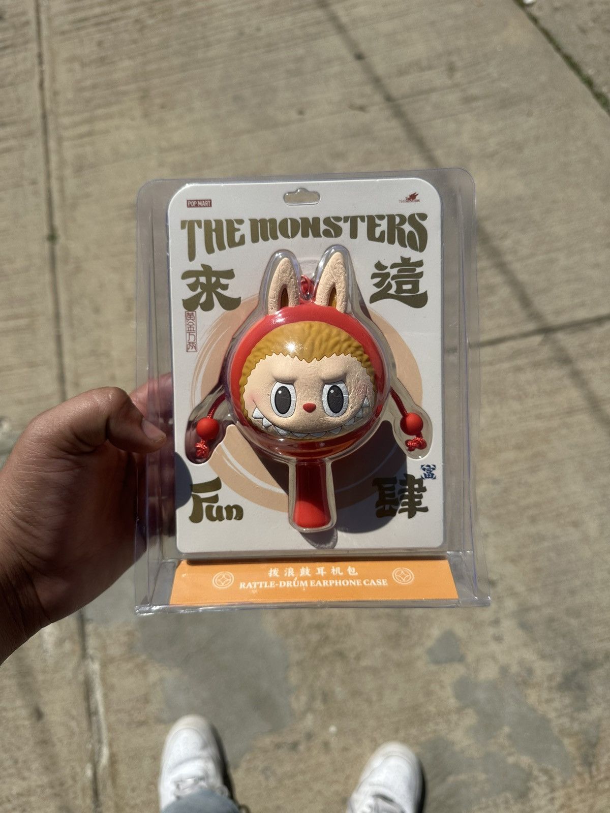 POP MART Pop Mart The Monsters Labubu Rattle Drum Earphone Case Size ONE SIZE - 2 Thumbnail