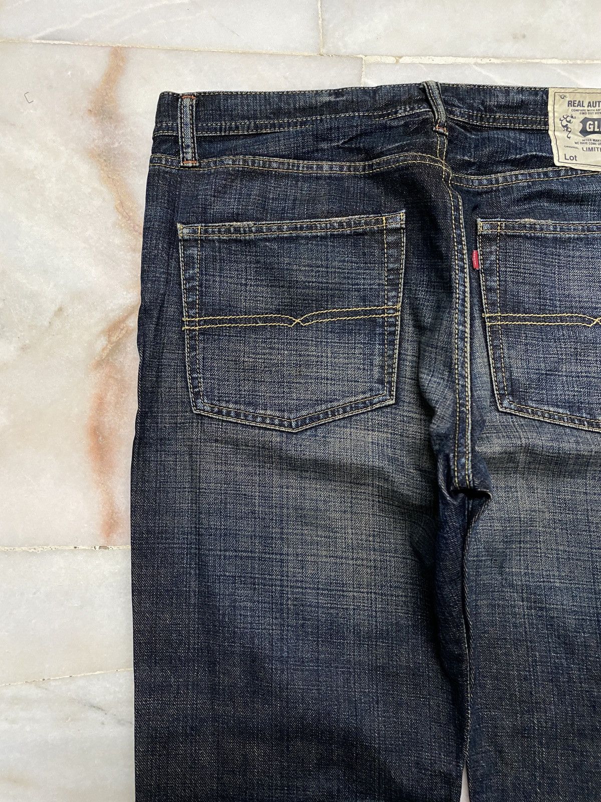 If Six Was Nine 💥Baggy💥Vintage 90s Gl Heart Stone Wash Distress Jean Size US 34 / EU 50 - 13 Thumbnail