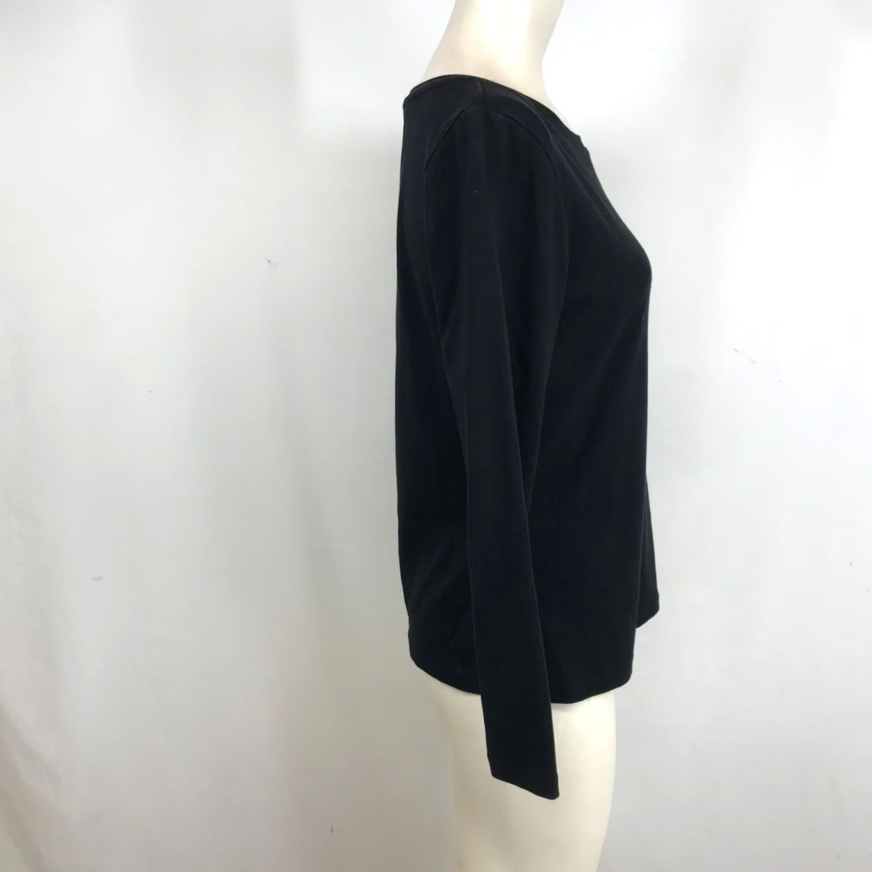 Boden Boden Black Long Sleeve Scoop Neck Tee Shirt Womens US 12 Size XL / US 12-14 / IT 48-50 - 4 Thumbnail
