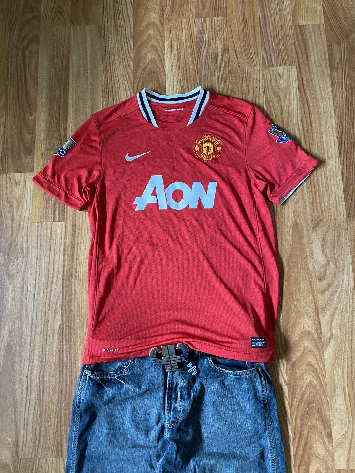 Nike Nike Manchester united giggs 2011-2012 season soccer jersey Size US L / EU 52-54 / 3 - 3 Thumbnail
