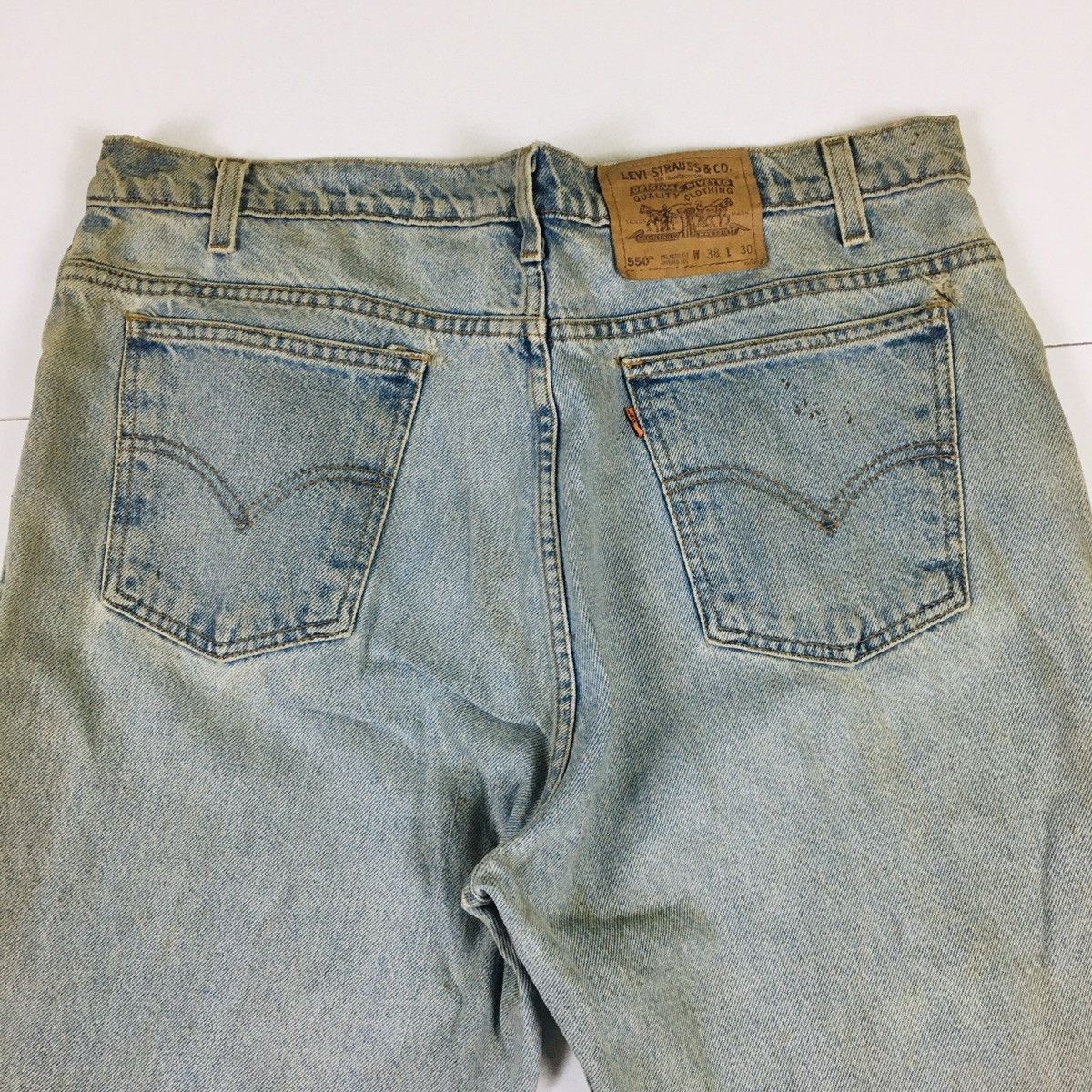 Levi's Vintage 90s Levi’s 550 Orange Tab Relaxed Fit Tapered Leg Size US 38 / EU 54 - 7 Thumbnail