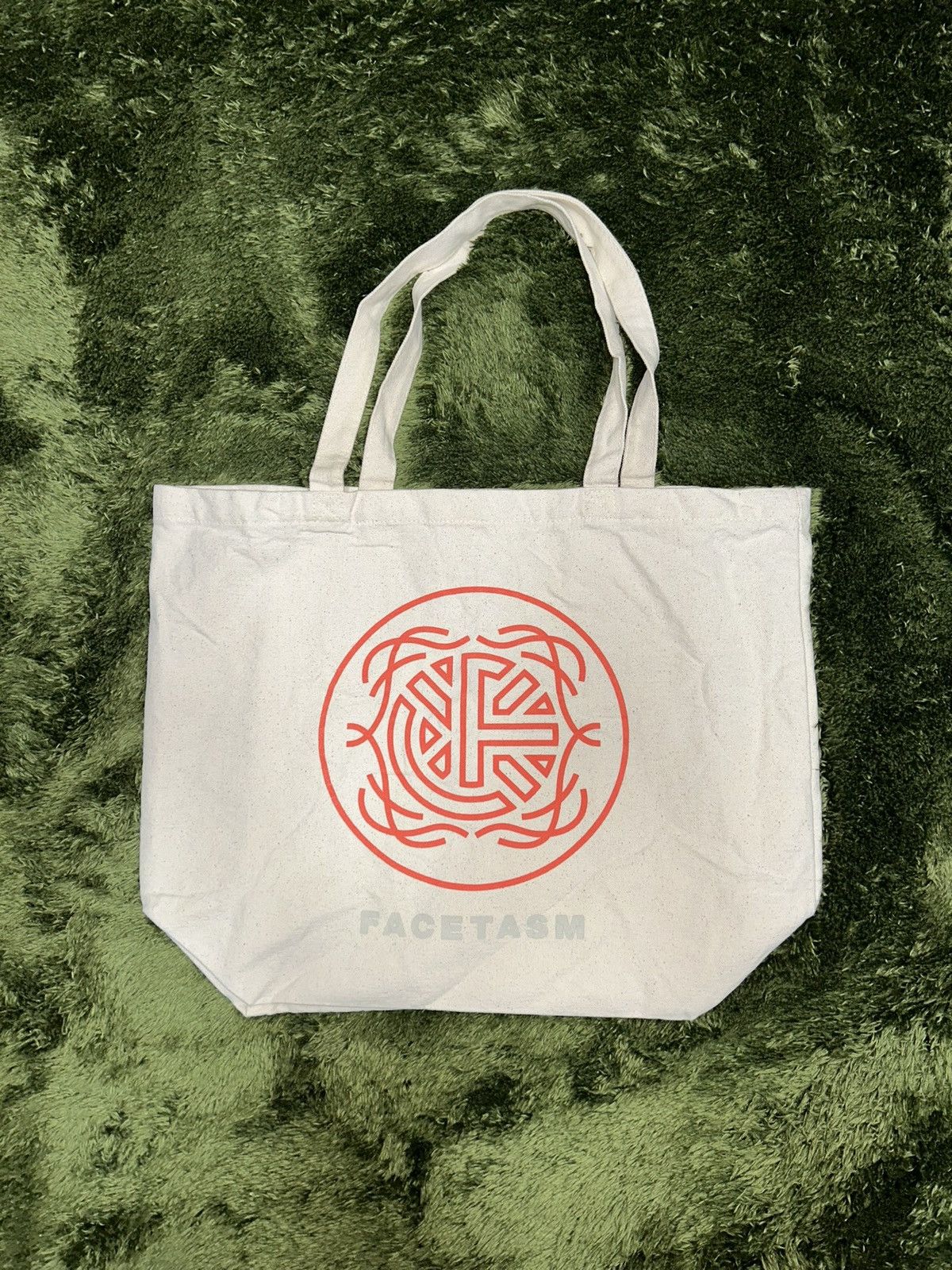 Facetasm [OS] facetasm original logo printed tote bag Size ONE SIZE - 1 Thumbnail
