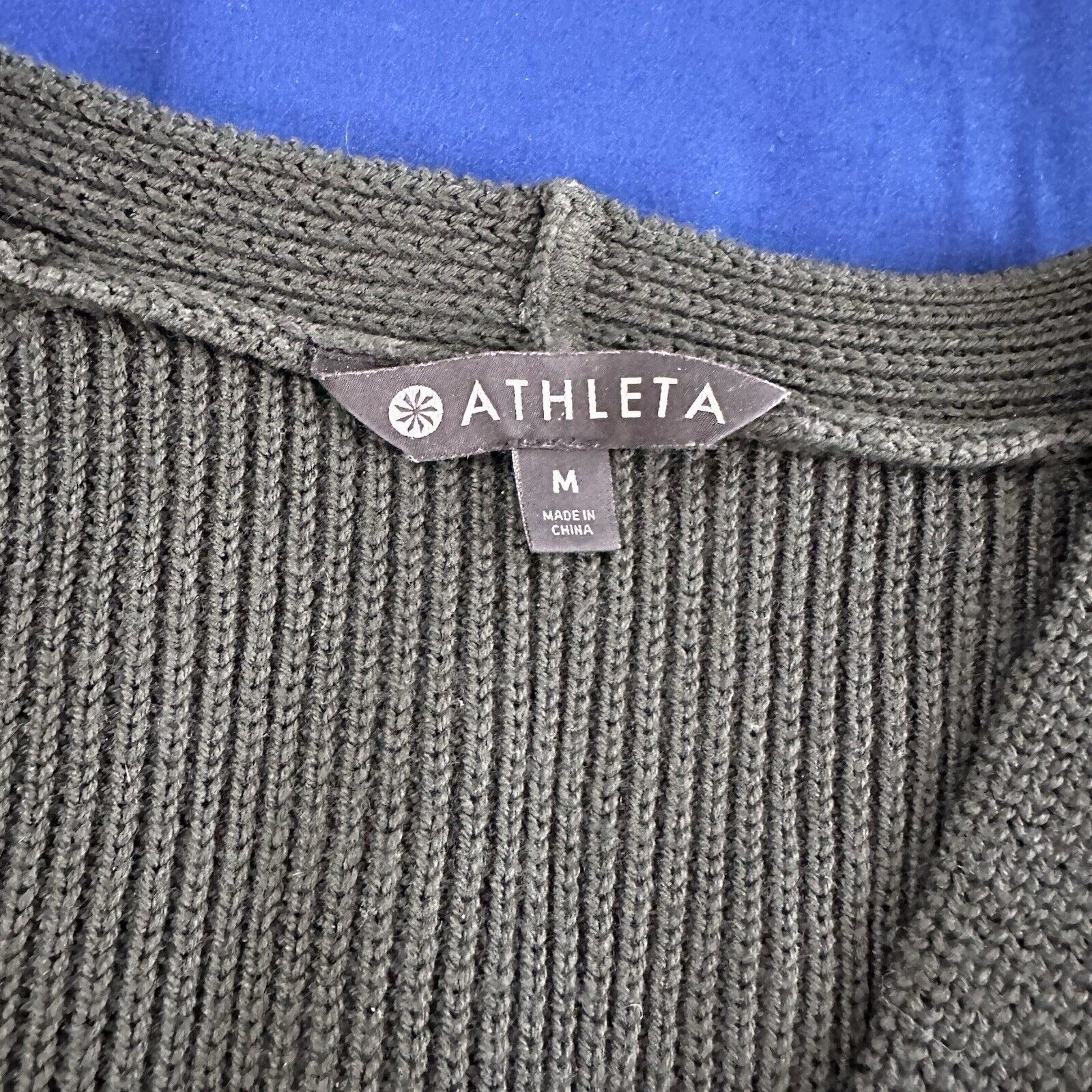 Athleta Athleta Sweater M Knit Merino Wool Blend V Neck Active Size M / US 6-8 / IT 42-44 - 4 Thumbnail