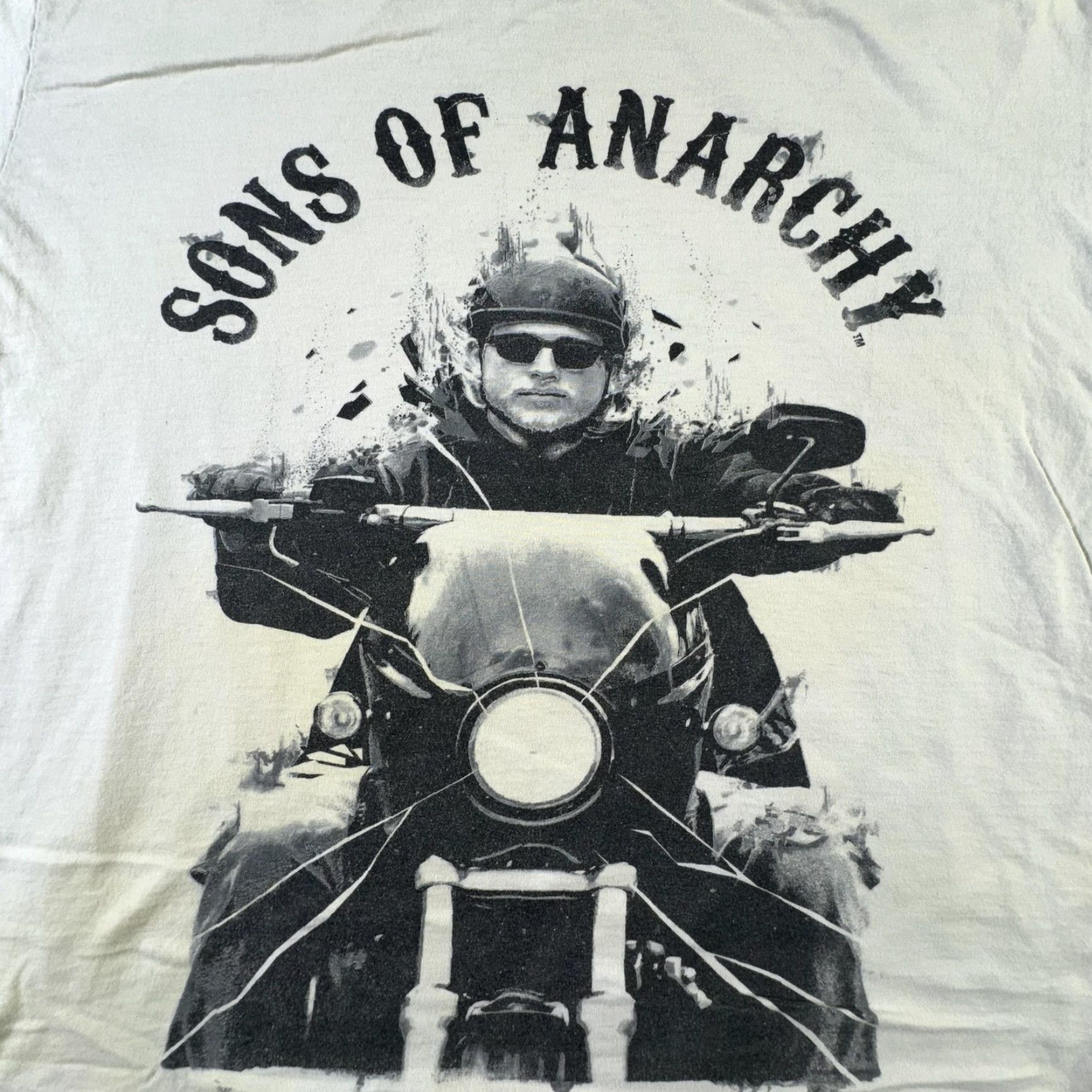 Changes VINTAGE Sons of Anarchy T-Shirt Mens XL White Biker Motorcycle TV Graphic Tee Size US XL / EU 56 / 4 - 2 Thumbnail